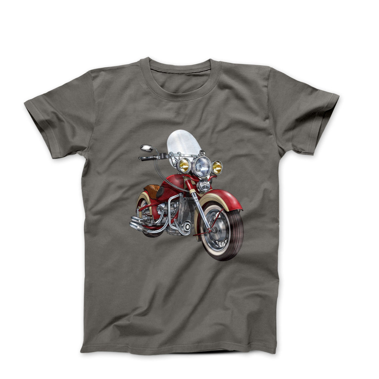 Classic Custom Motorcycle Artwork T - shirt - Clothing - Harvey Ltd