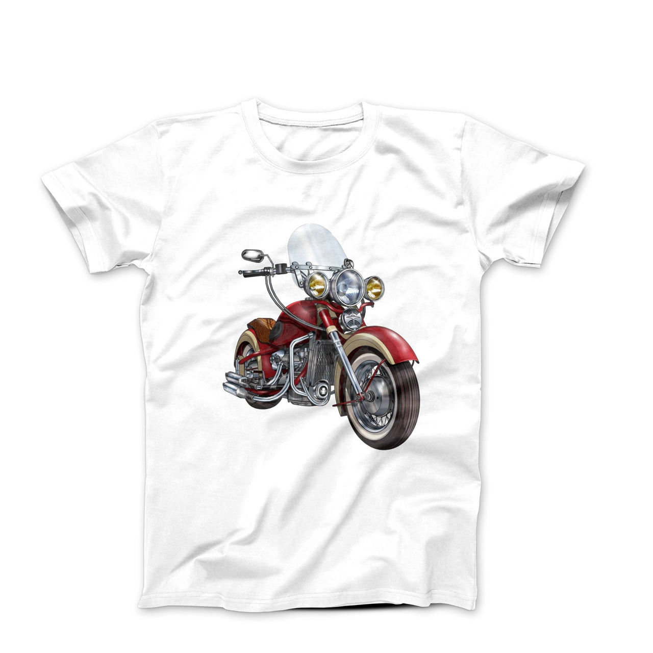 Classic Custom Motorcycle Artwork T - shirt - Clothing - Harvey Ltd