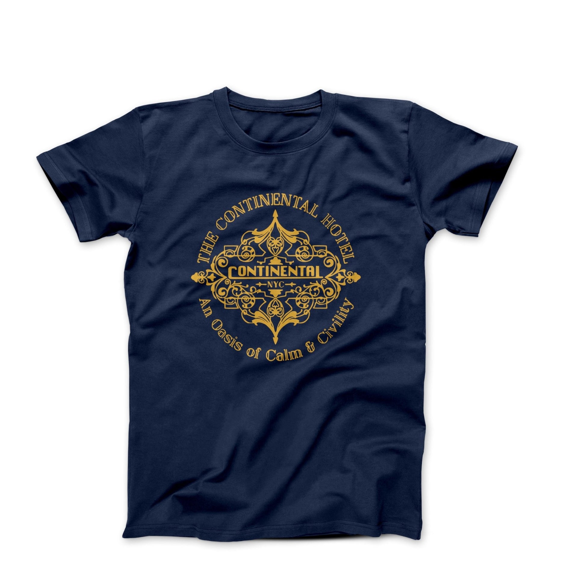 Continental Hotel Movie Art T-shirt - Comics, Movies & Music - Harvey Ltd