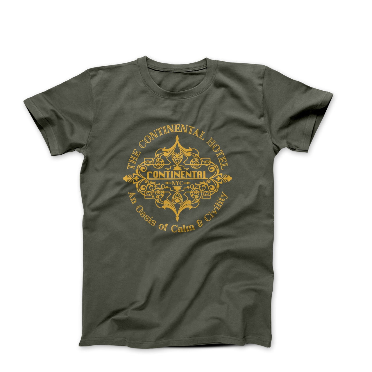 Continental Hotel Movie Art T-shirt - Comics, Movies & Music - Harvey Ltd