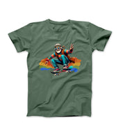 Cool Old Guy Illustration T-shirt - Humorous, Lifestyle & Others - Harvey Ltd