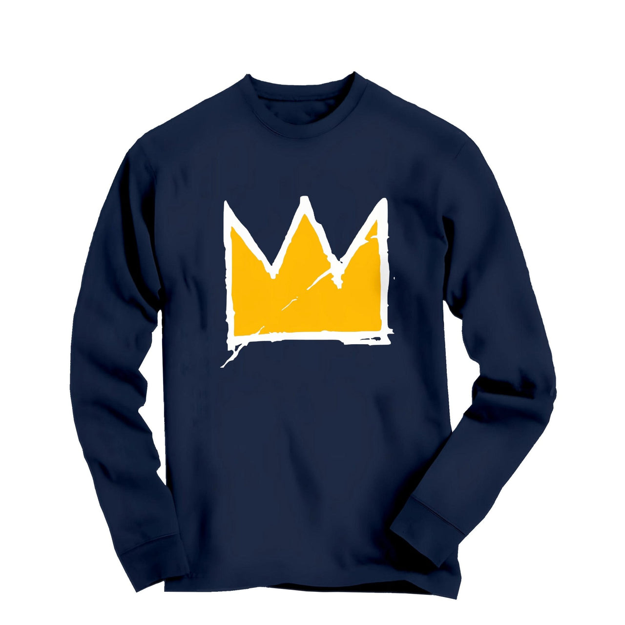Crown Graffiti Street Art Long Sleeve Tee - Street, Pop & Media Art - Harvey Ltd