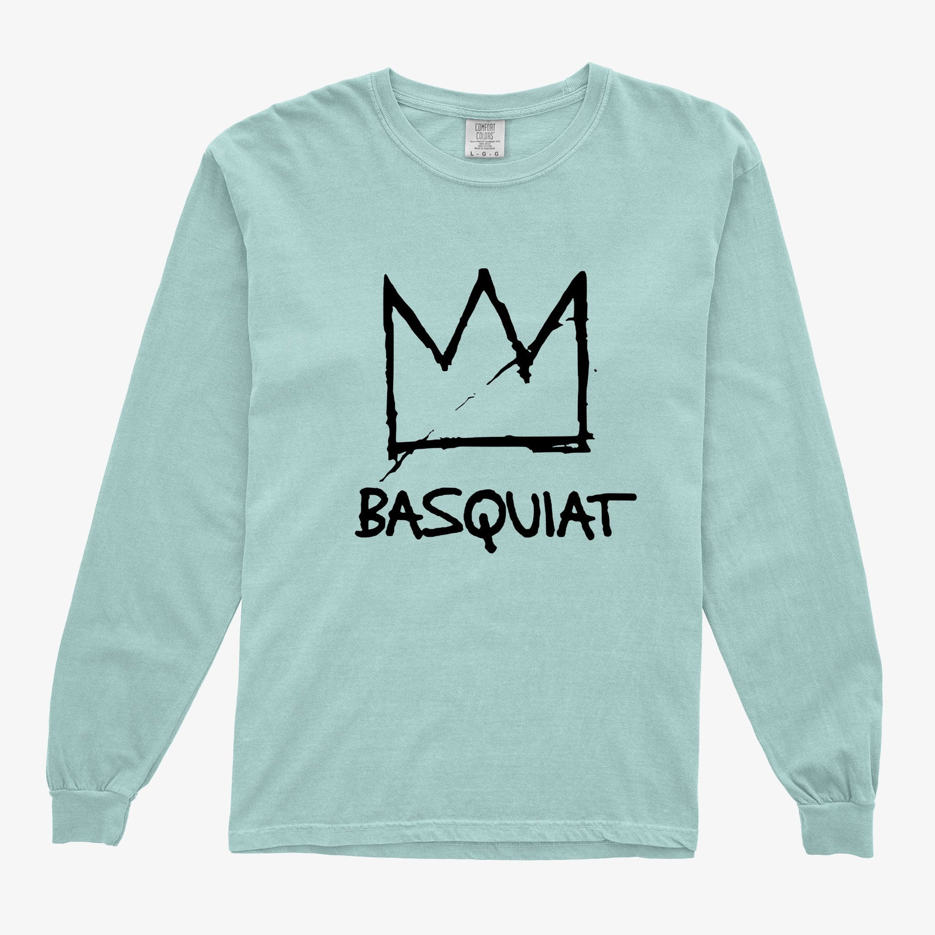 Crown With Name Garment - Dyed Long Sleeve Tee - Street, Pop & Media Art - Harvey Ltd