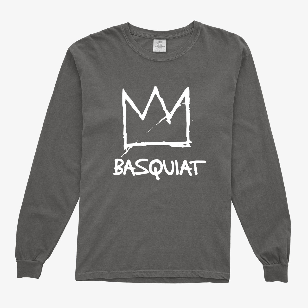 Crown With Name Garment - Dyed Long Sleeve Tee - Street, Pop & Media Art - Harvey Ltd