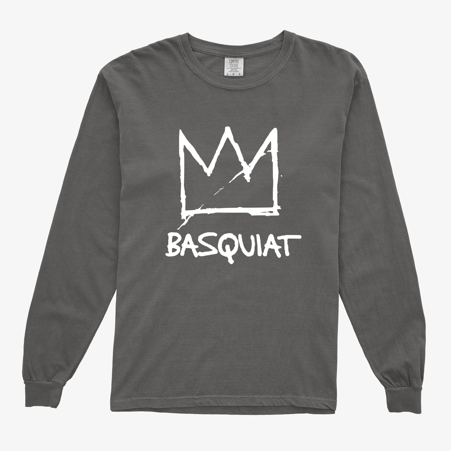Crown With Name Garment - Dyed Long Sleeve Tee - Street, Pop & Media Art - Harvey Ltd