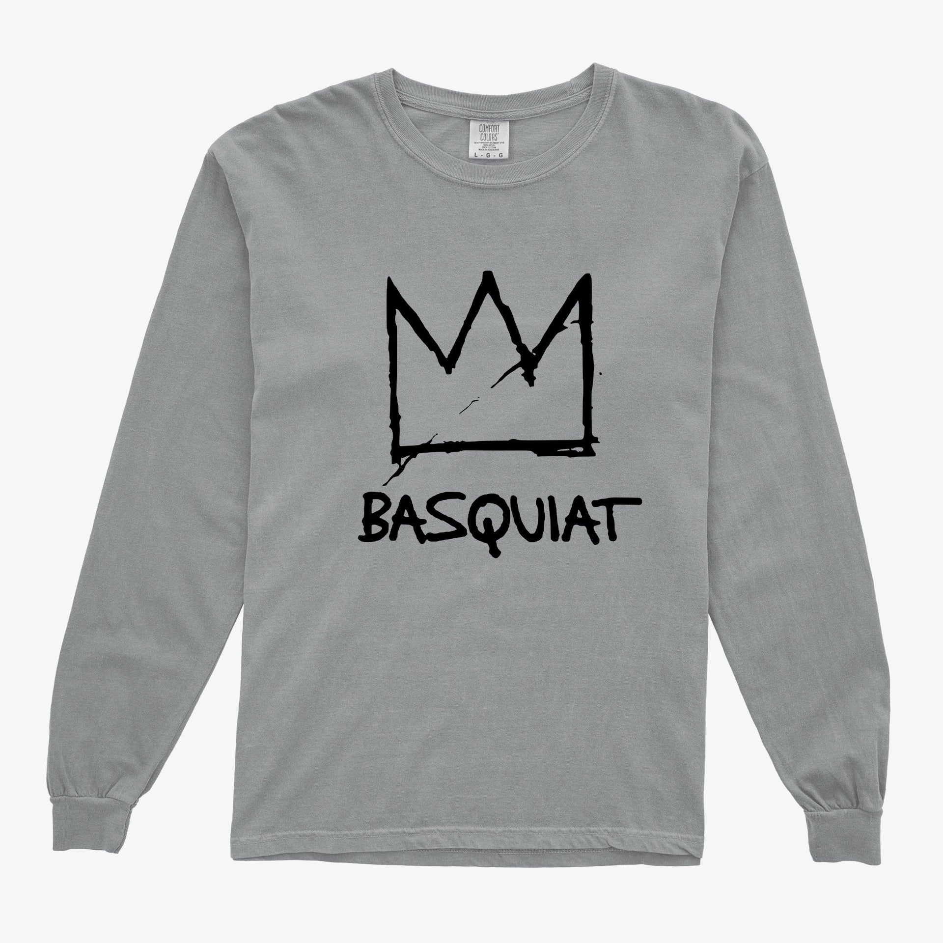 Crown With Name Garment - Dyed Long Sleeve Tee - Street, Pop & Media Art - Harvey Ltd