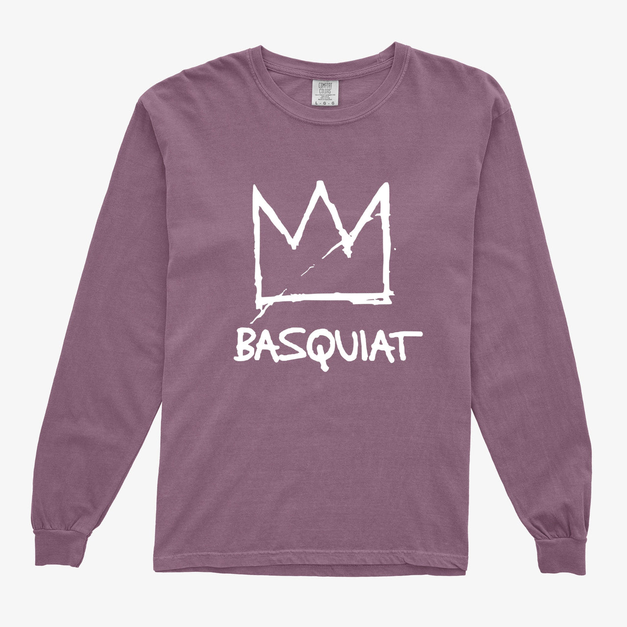 Crown With Name Garment - Dyed Long Sleeve Tee - Street, Pop & Media Art - Harvey Ltd