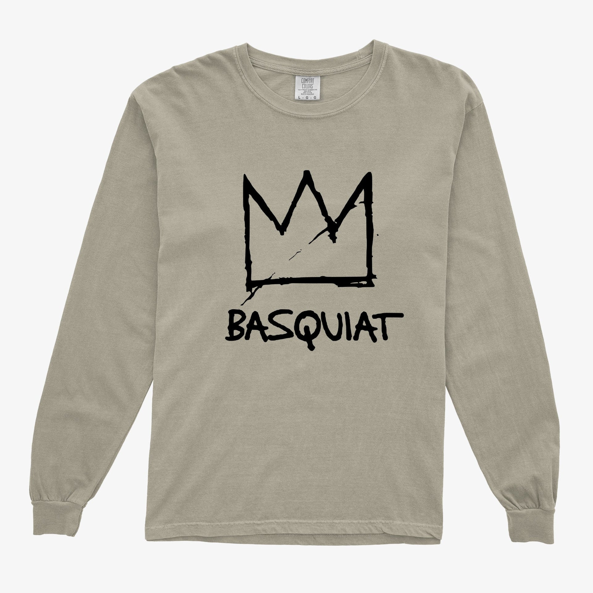 Crown With Name Garment - Dyed Long Sleeve Tee - Street, Pop & Media Art - Harvey Ltd