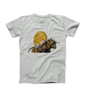 Crypto Bull Digital Illustration T-shirt - Street, Pop & Media Art - Harvey Ltd