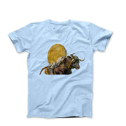 Crypto Bull Digital Illustration T-shirt - Street, Pop & Media Art - Harvey Ltd