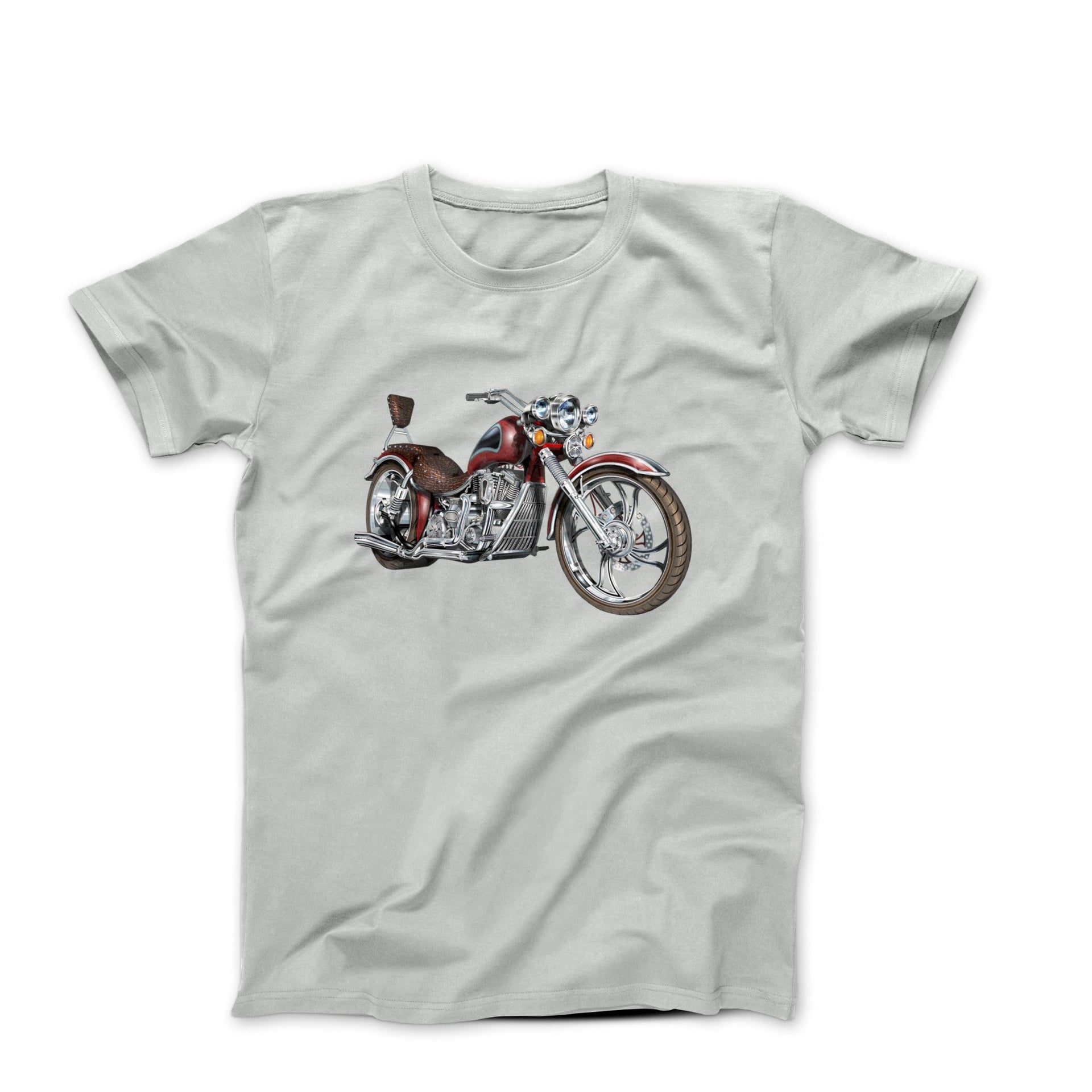 Custom Vintage Chopper Motorcycle T-shirt - Cars, Trucks & Cycles - Harvey Ltd