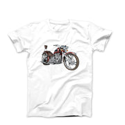 Custom Vintage Chopper Motorcycle T-shirt - Cars, Trucks & Cycles - Harvey Ltd