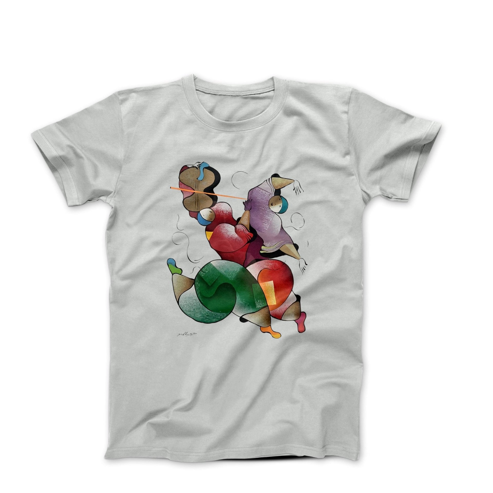 D. Schluss Violin Dancer (1980) Artwork T - shirt - Clothing - Harvey Ltd