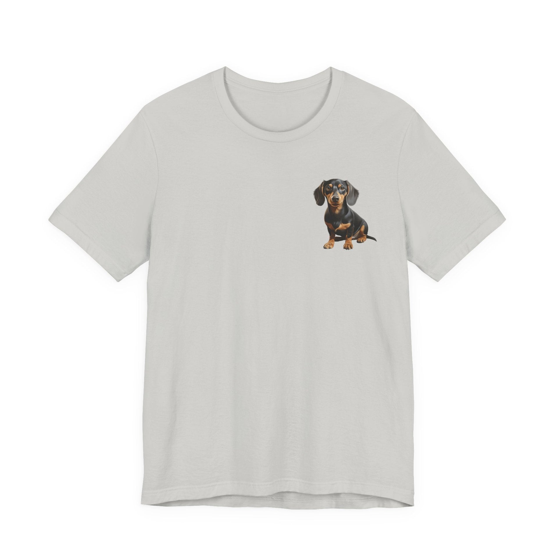 Dachshund Illustration Front & Back Printed T-shirt - Pets & Animals - Harvey Ltd