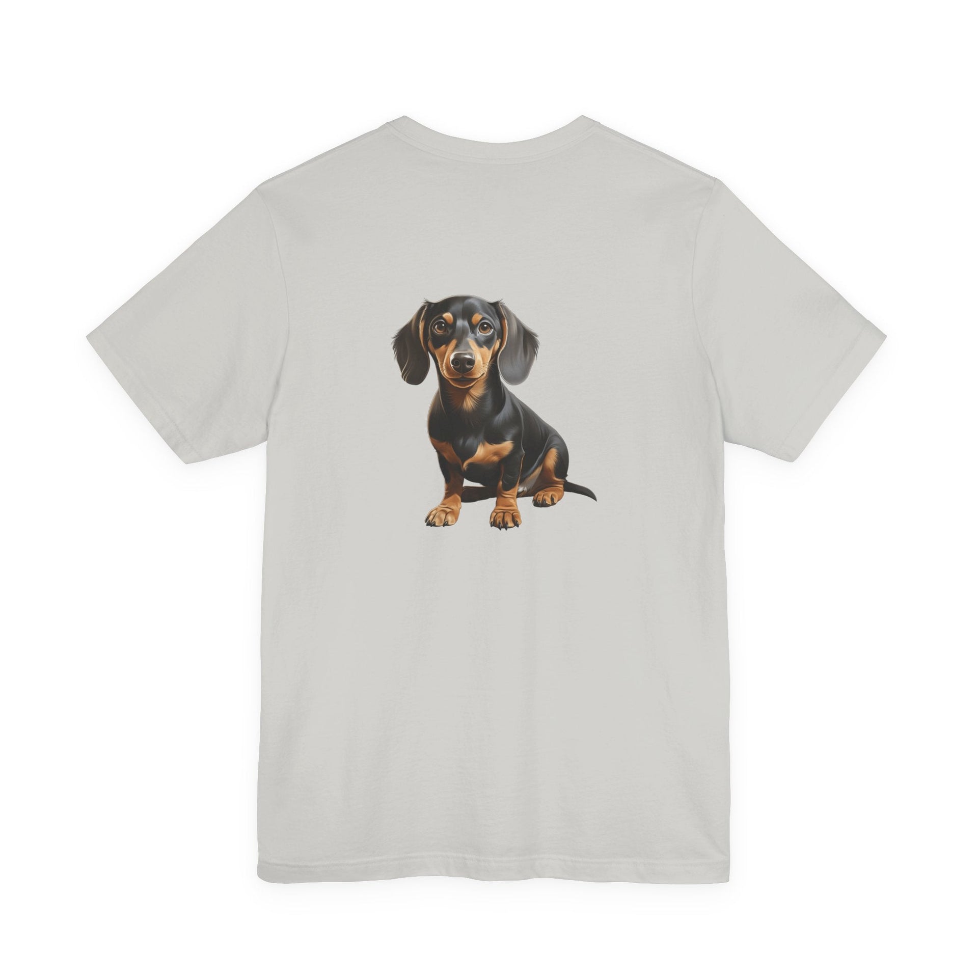 Dachshund Illustration Front & Back Printed T-shirt - Pets & Animals - Harvey Ltd