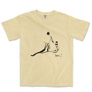 Dali Childhood with Father Garment - Dyed T-Shirt - Greatest Artists - Harvey Ltd