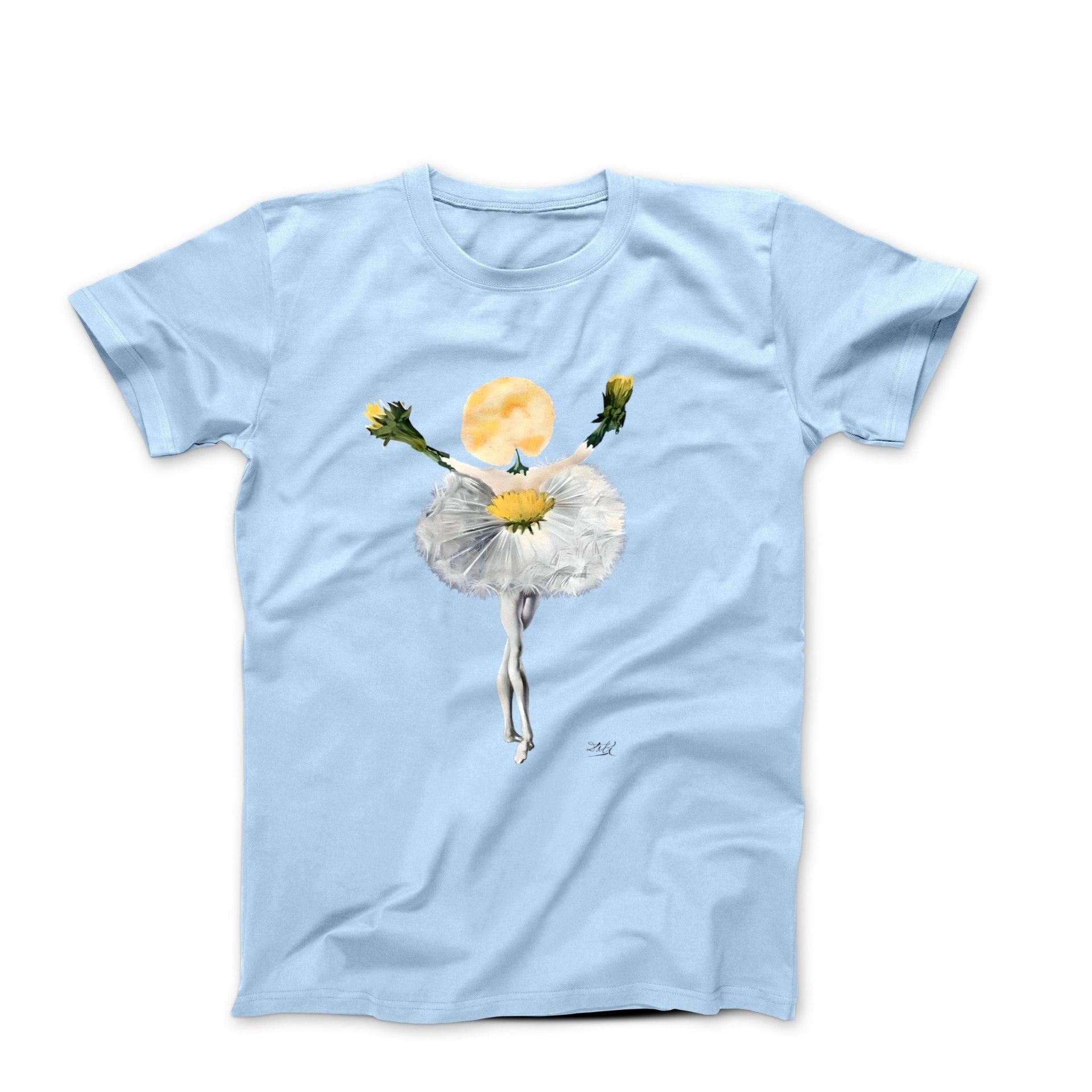 Dali Dance of the Dandelion (1944) Artwork T-shirt - Greatest Artists - Harvey Ltd