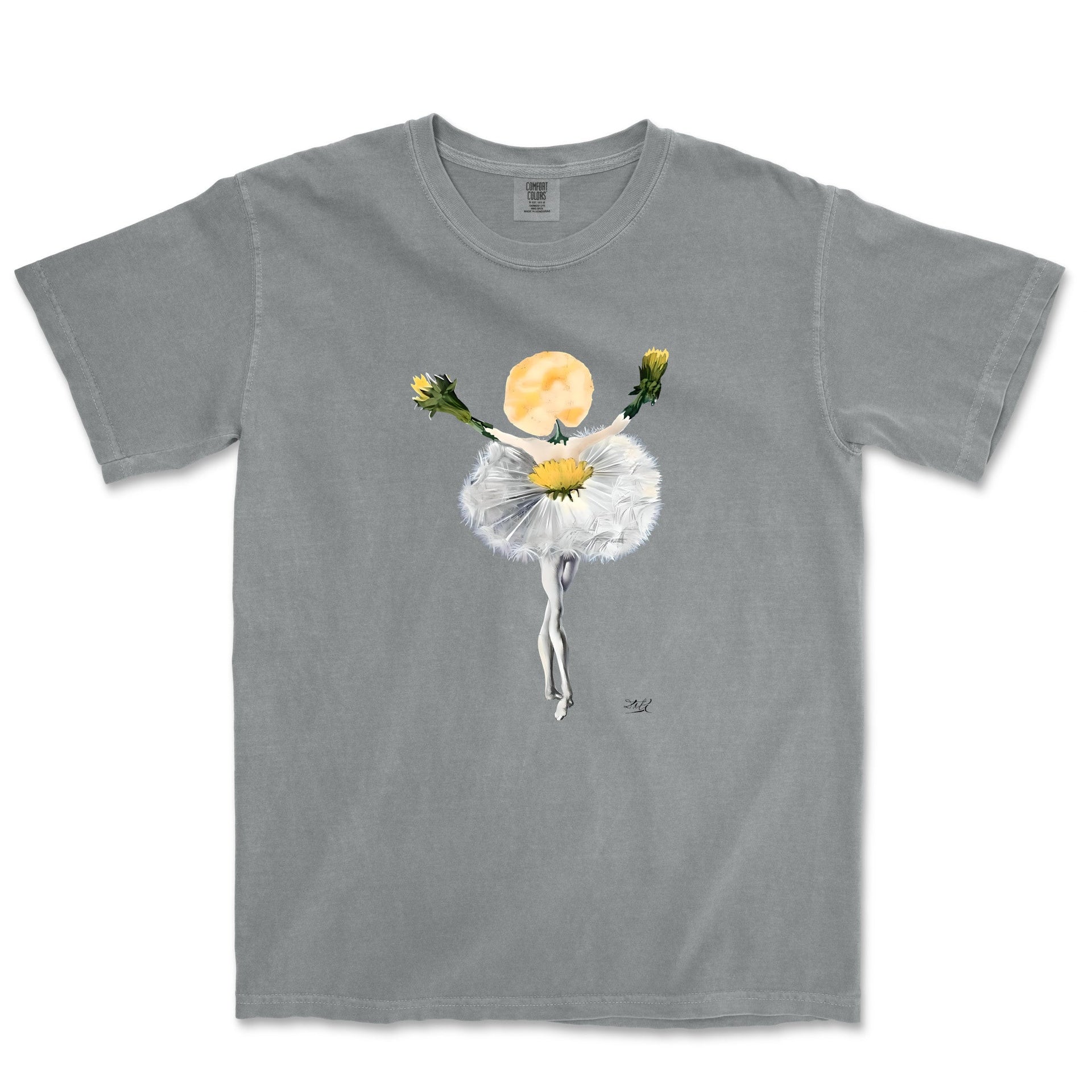Dali Dance of the Dandelion Garment - Dyed T-shirt - Greatest Artists - Harvey Ltd
