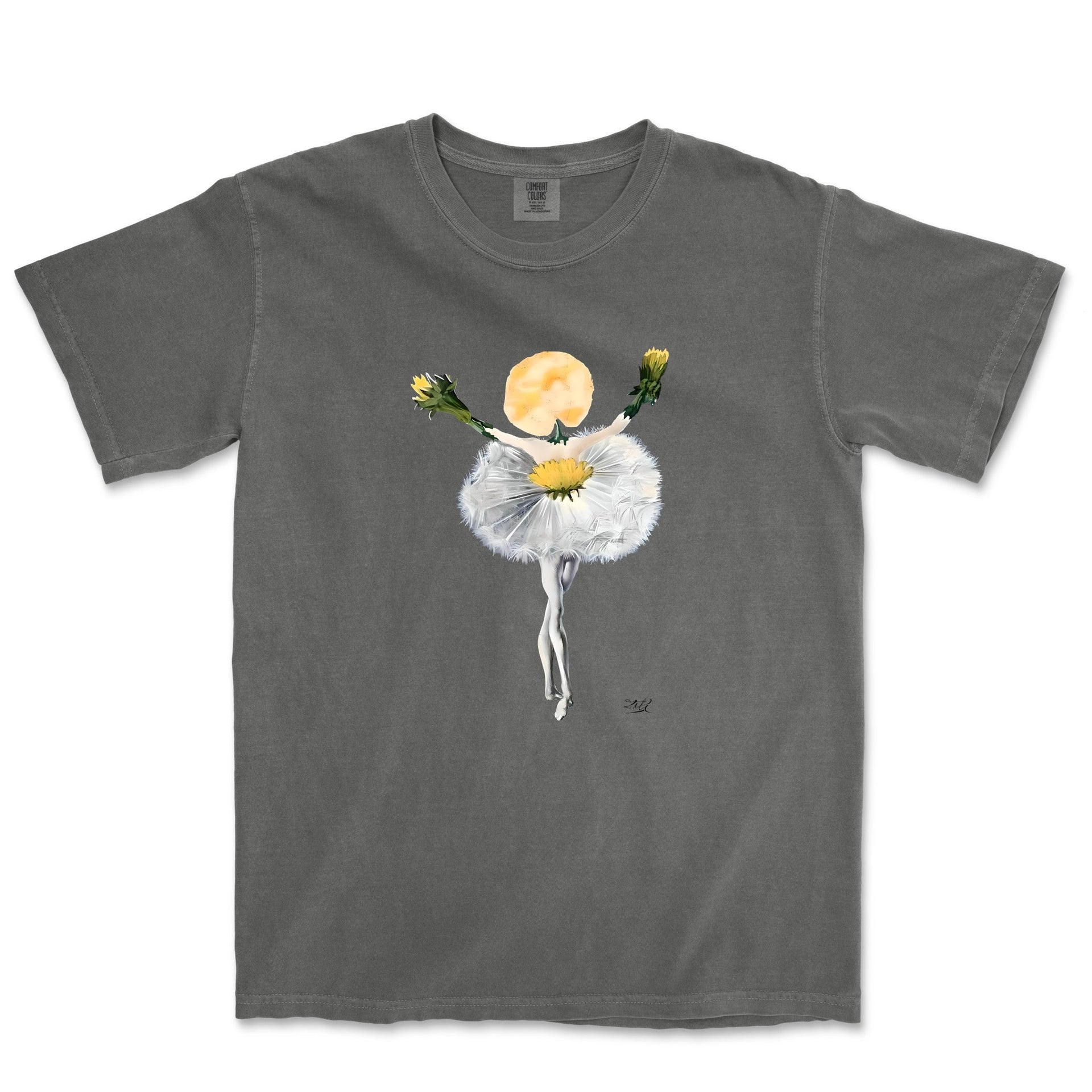 Dali Dance of the Dandelion Garment - Dyed T-shirt - Greatest Artists - Harvey Ltd