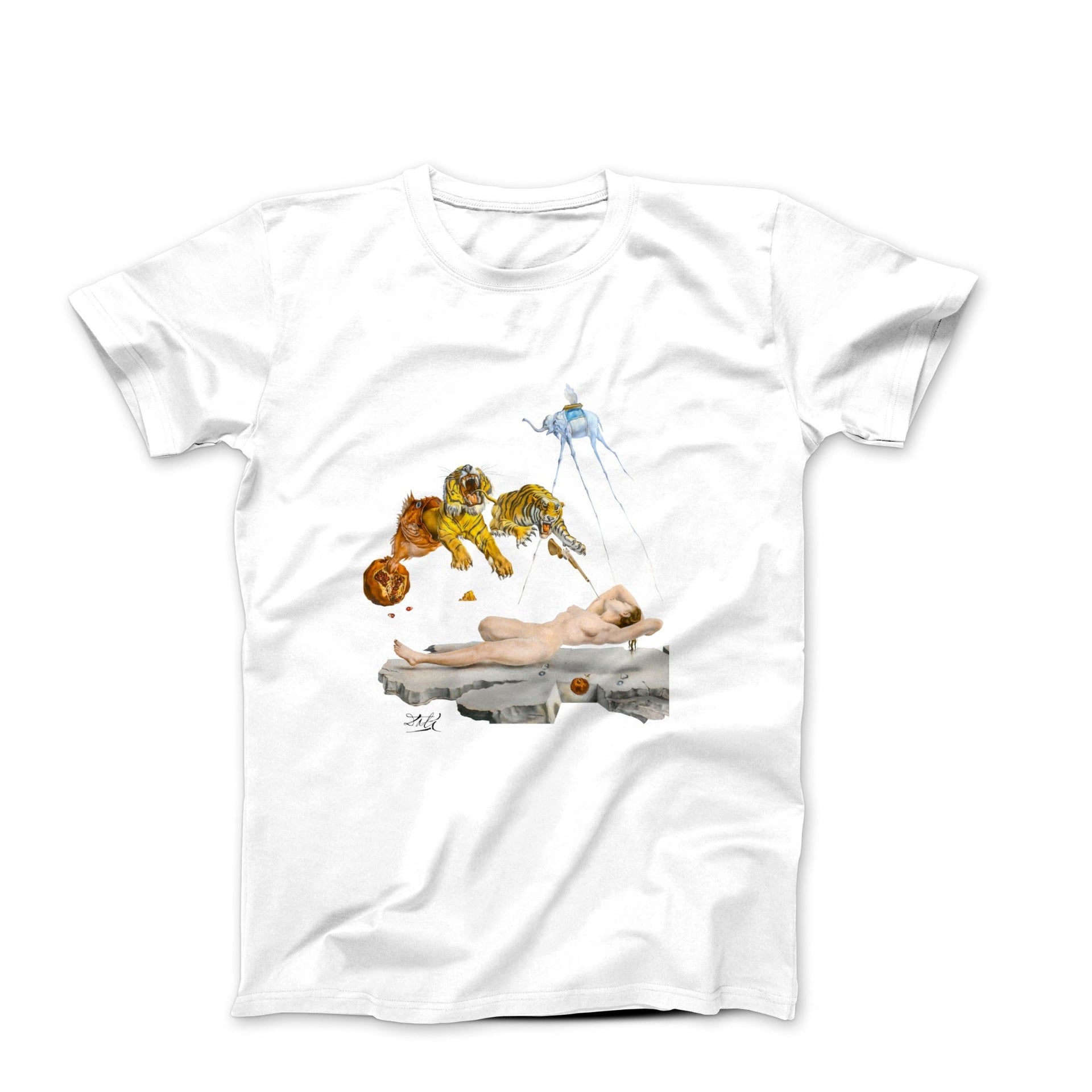 Dali Dream Caused by the Flight of a Bee 1944 Art T-Shirt - Greatest Artists - Harvey Ltd