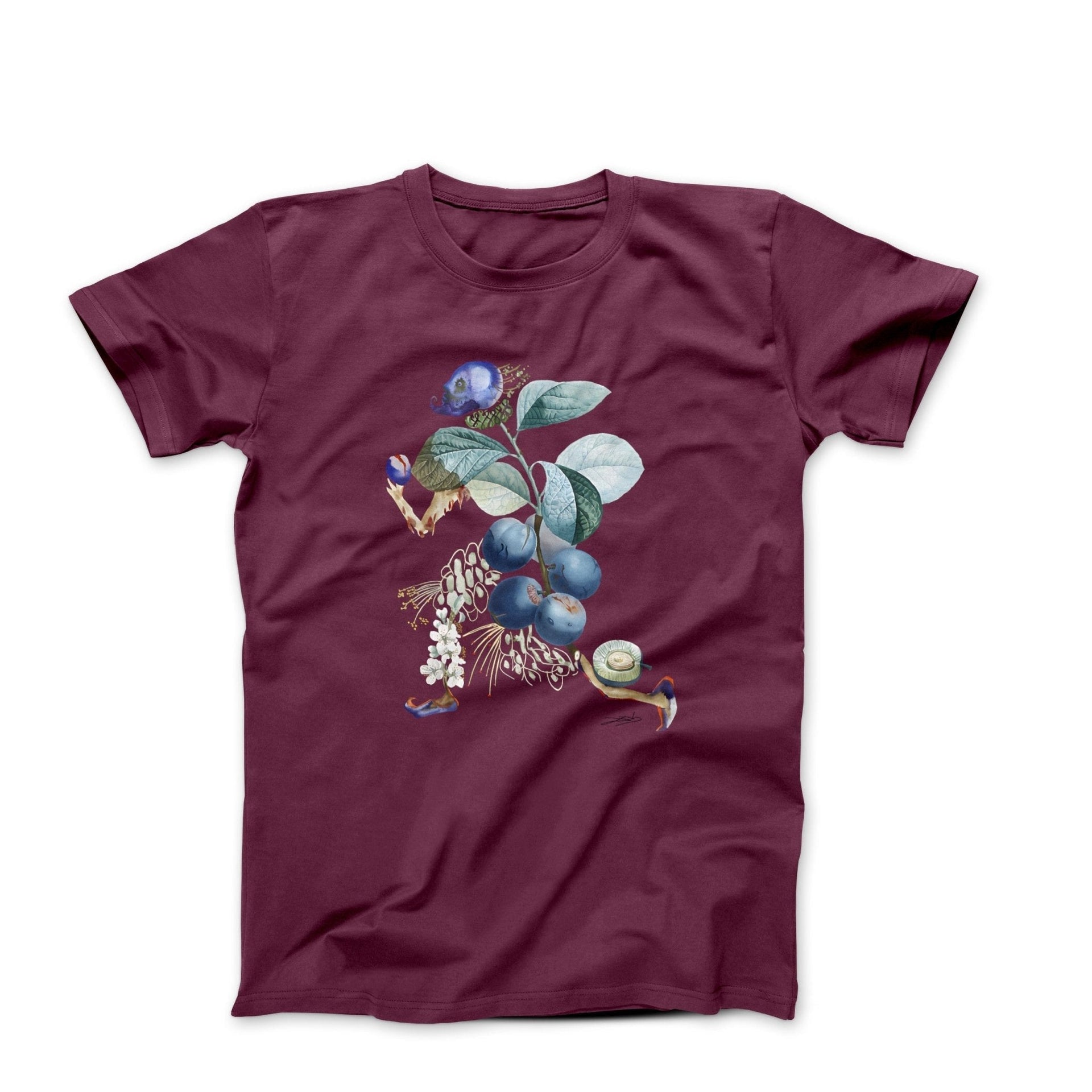 Dali Hasty Plum Artwork T-shirt - Greatest Artists - Harvey Ltd