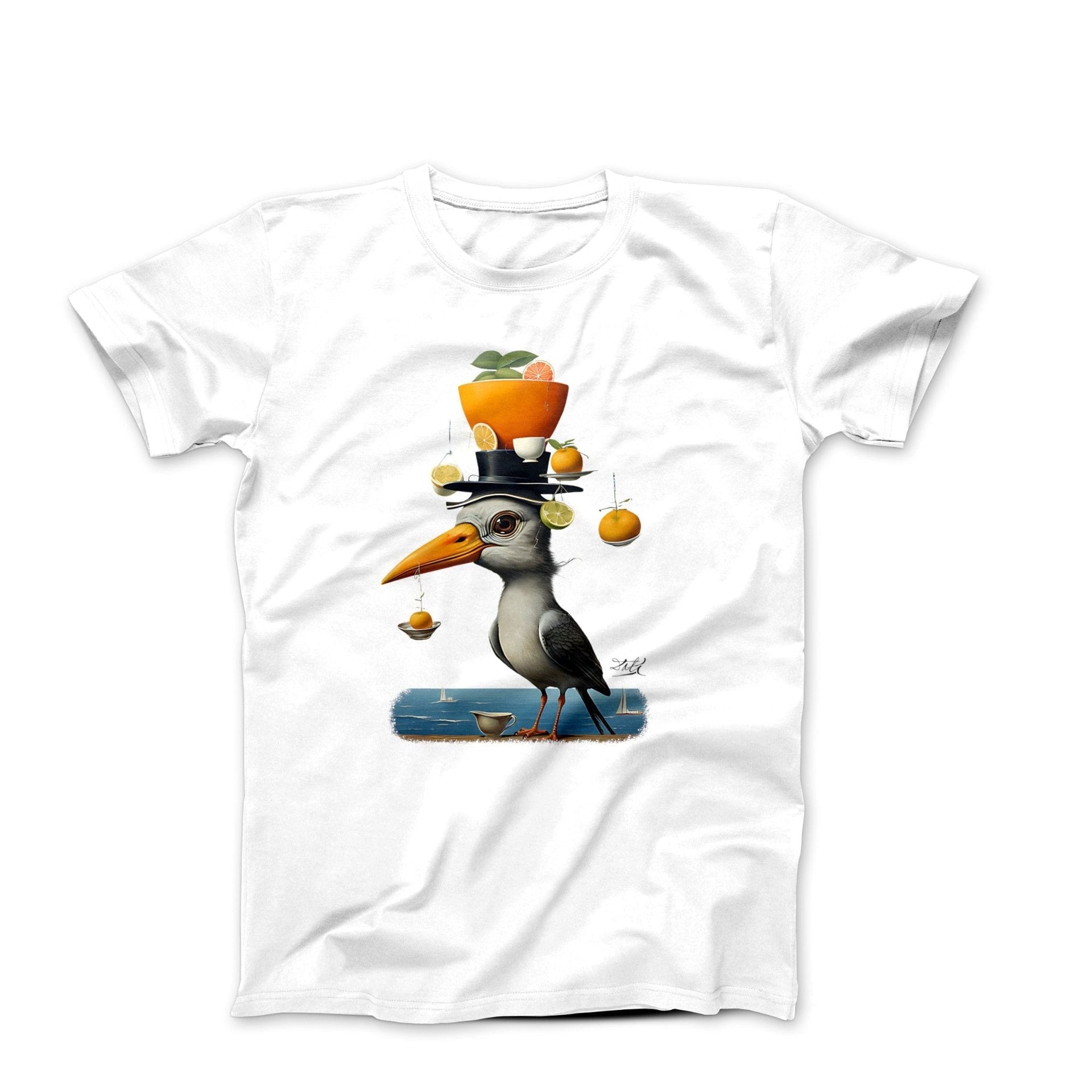 Dali Just a Bird Artwork T-shirt - Greatest Artists - Harvey Ltd