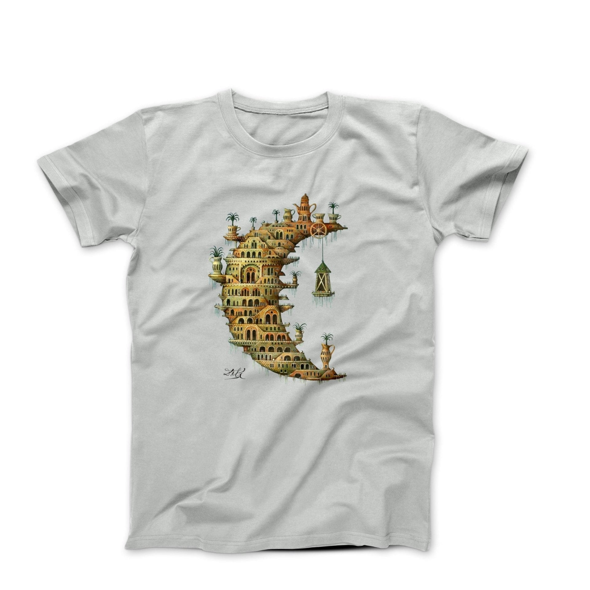 Dali Living On the Moon Artwork T-shirt - Greatest Artists - Harvey Ltd