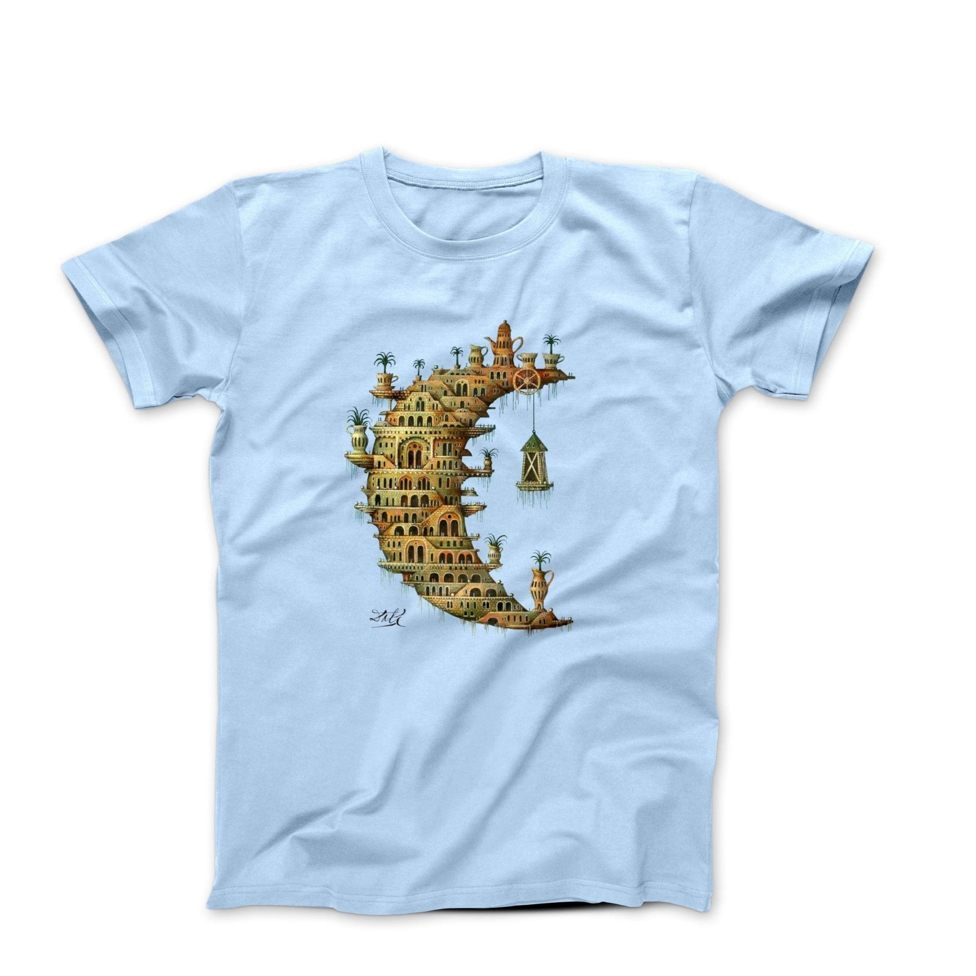 Dali Living On the Moon Artwork T-shirt - Greatest Artists - Harvey Ltd