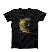 Dali Living On the Moon Artwork T-shirt - Greatest Artists - Harvey Ltd