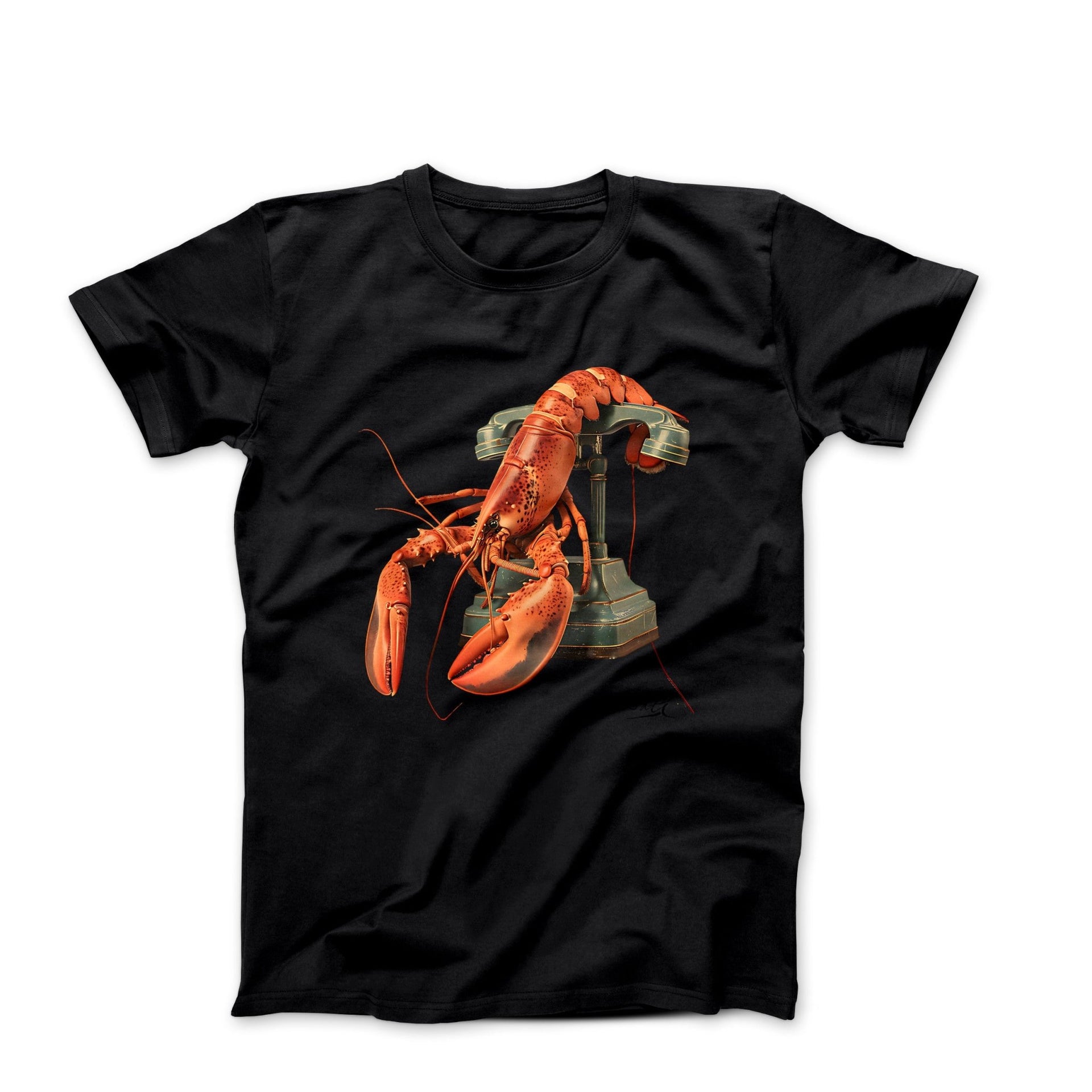 Dali Lobster Phone (1936) Artwork T-shirt - Greatest Artists - Harvey Ltd