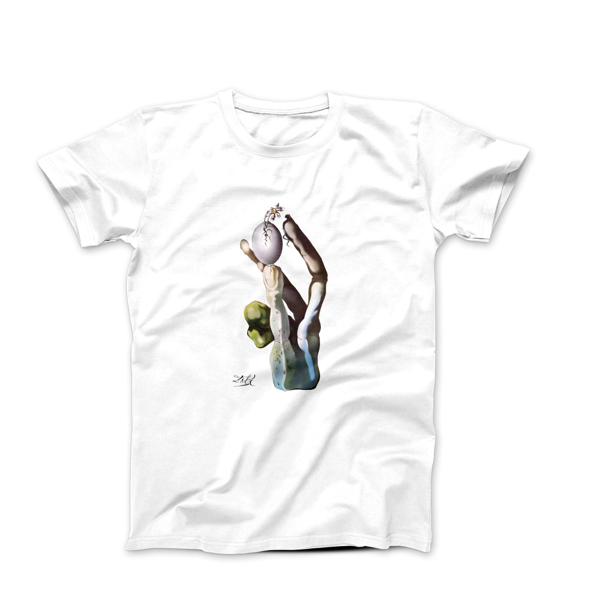 Dali Metamorphosis of Narcissus 1937 Art T-Shirt - Greatest Artists - Harvey Ltd