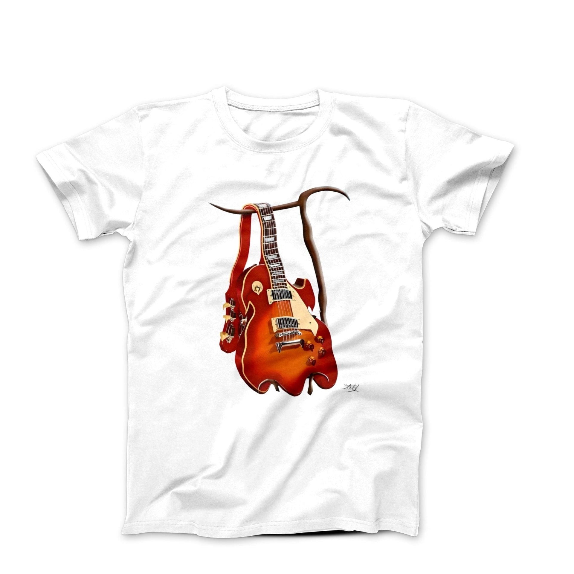 Dali Soft Guitar Artwork T-shirt - Greatest Artists - Harvey Ltd