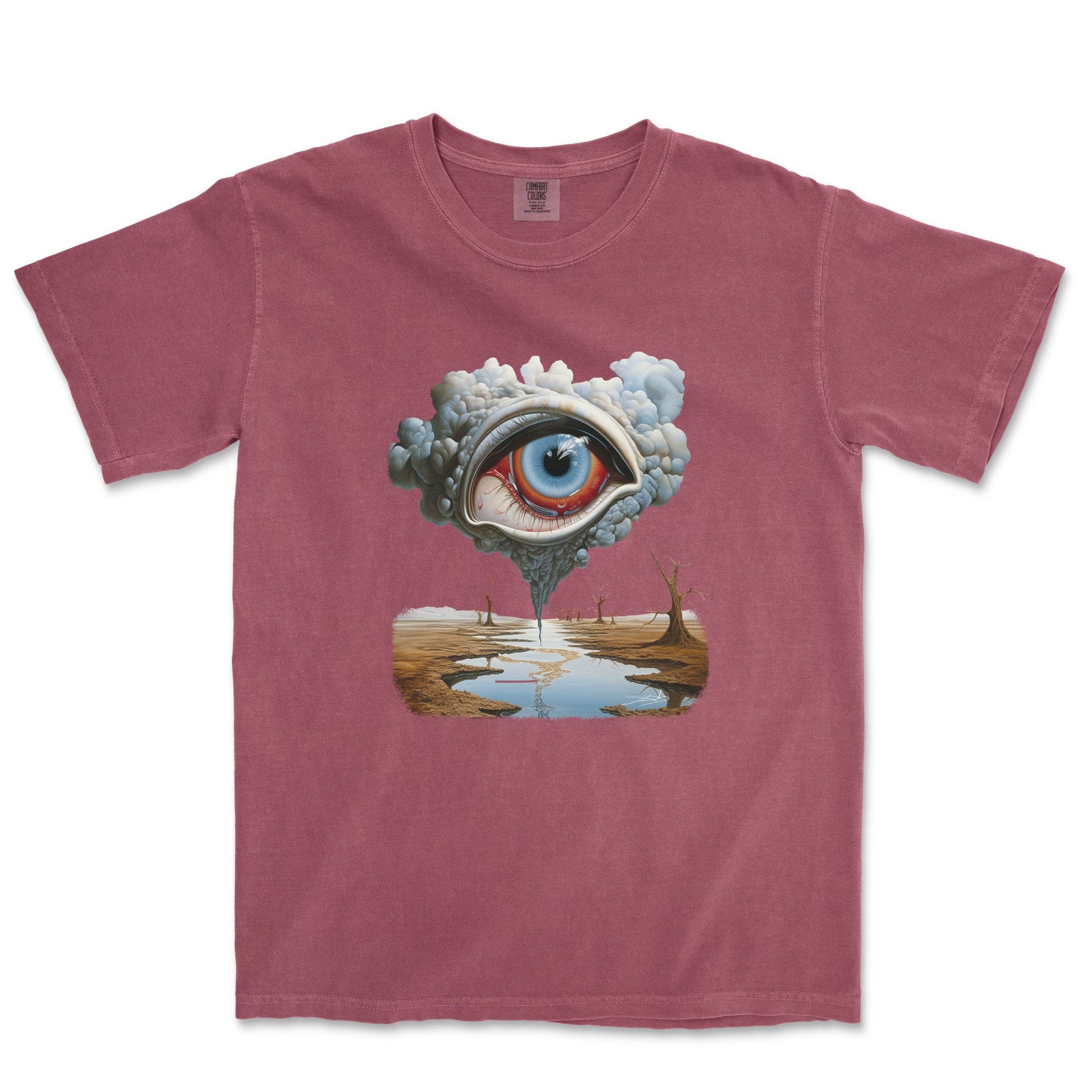 Dali Someone's Watching Us Garment - Dyed T-shirt - Greatest Artists - Harvey Ltd