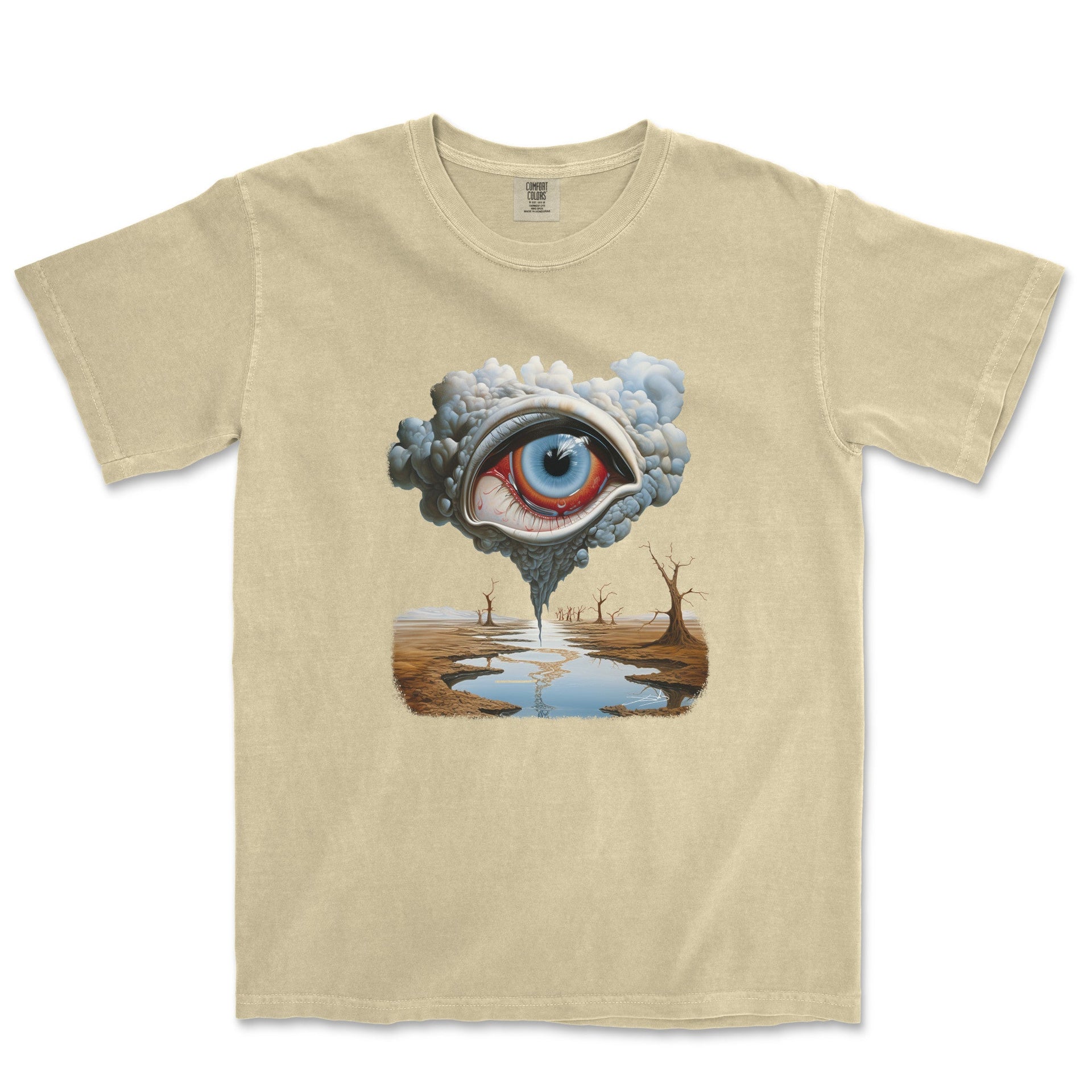 Dali Someone's Watching Us Garment - Dyed T-shirt - Greatest Artists - Harvey Ltd