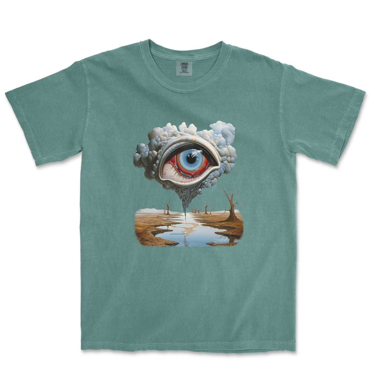 Dali Someone's Watching Us Garment - Dyed T-shirt - Greatest Artists - Harvey Ltd