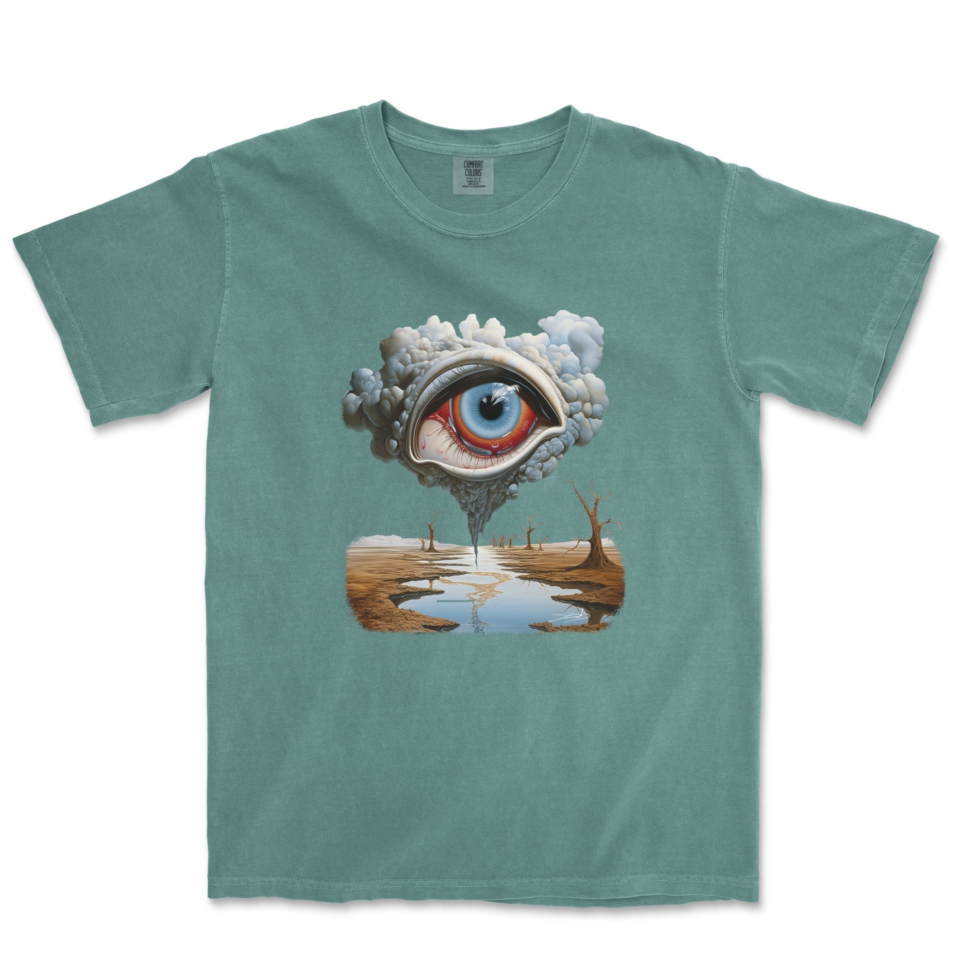 Dali Someone's Watching Us Garment - Dyed T-shirt - Greatest Artists - Harvey Ltd
