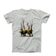 Dali Swans Reflecting Elephants 1937 Art T-Shirt - Greatest Artists - Harvey Ltd