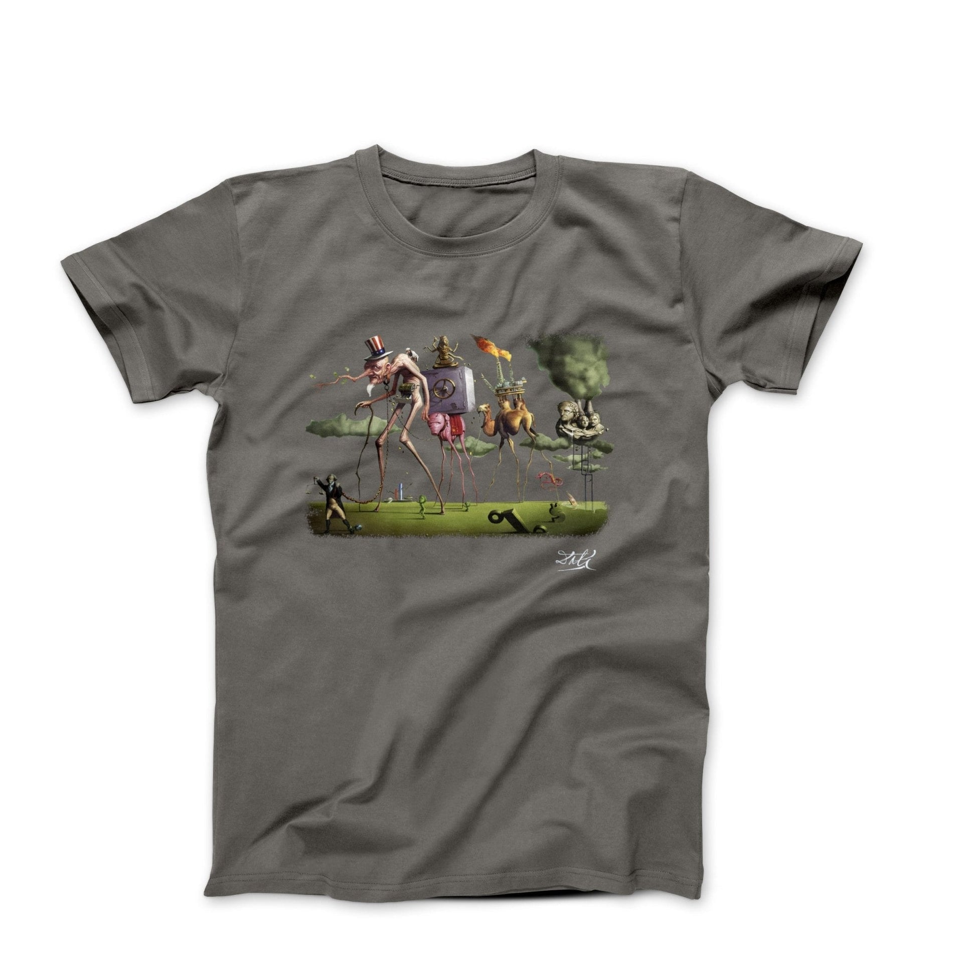 Dali The American Dream I Artwork T-shirt - Greatest Artists - Harvey Ltd