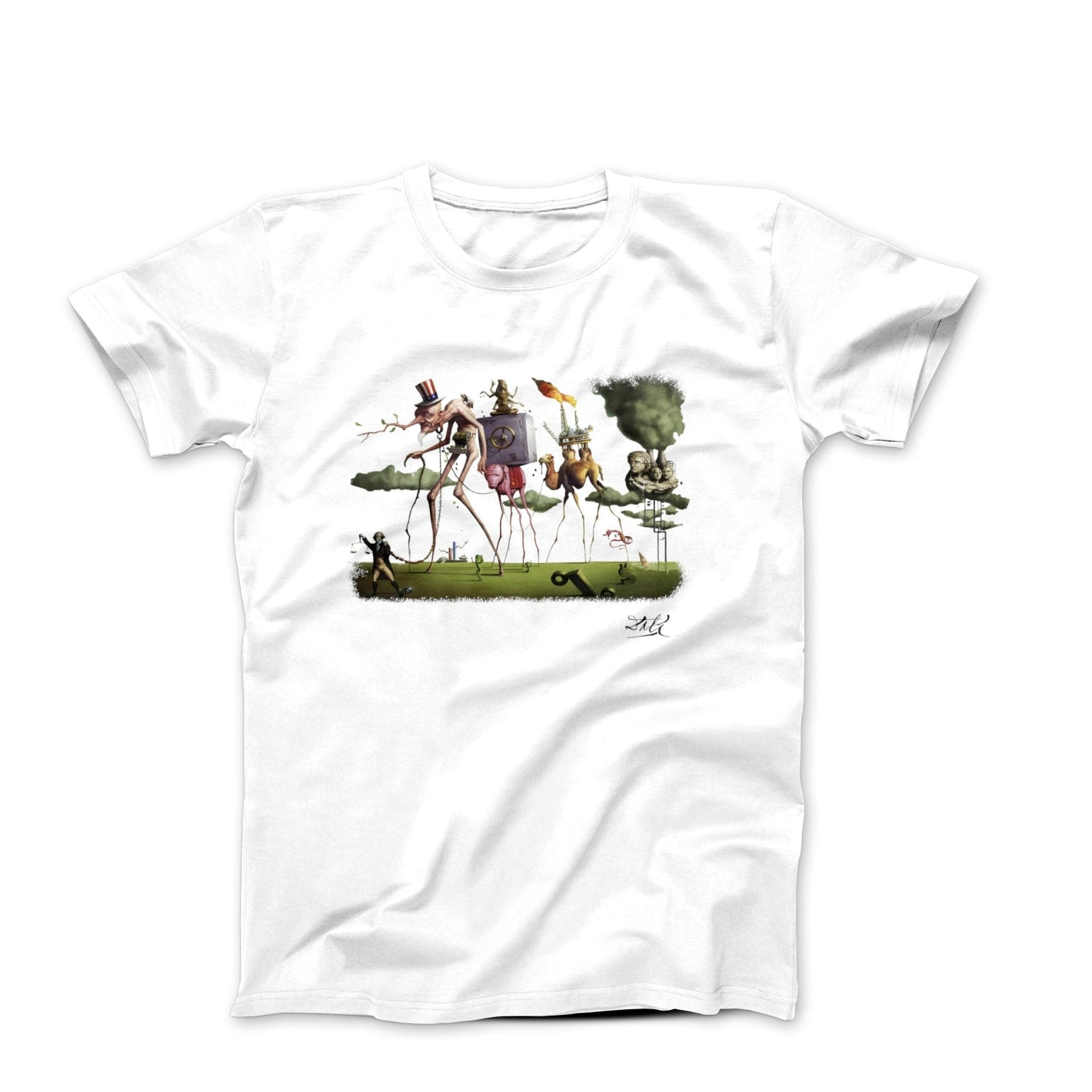 Dali The American Dream I Artwork T-shirt - Greatest Artists - Harvey Ltd