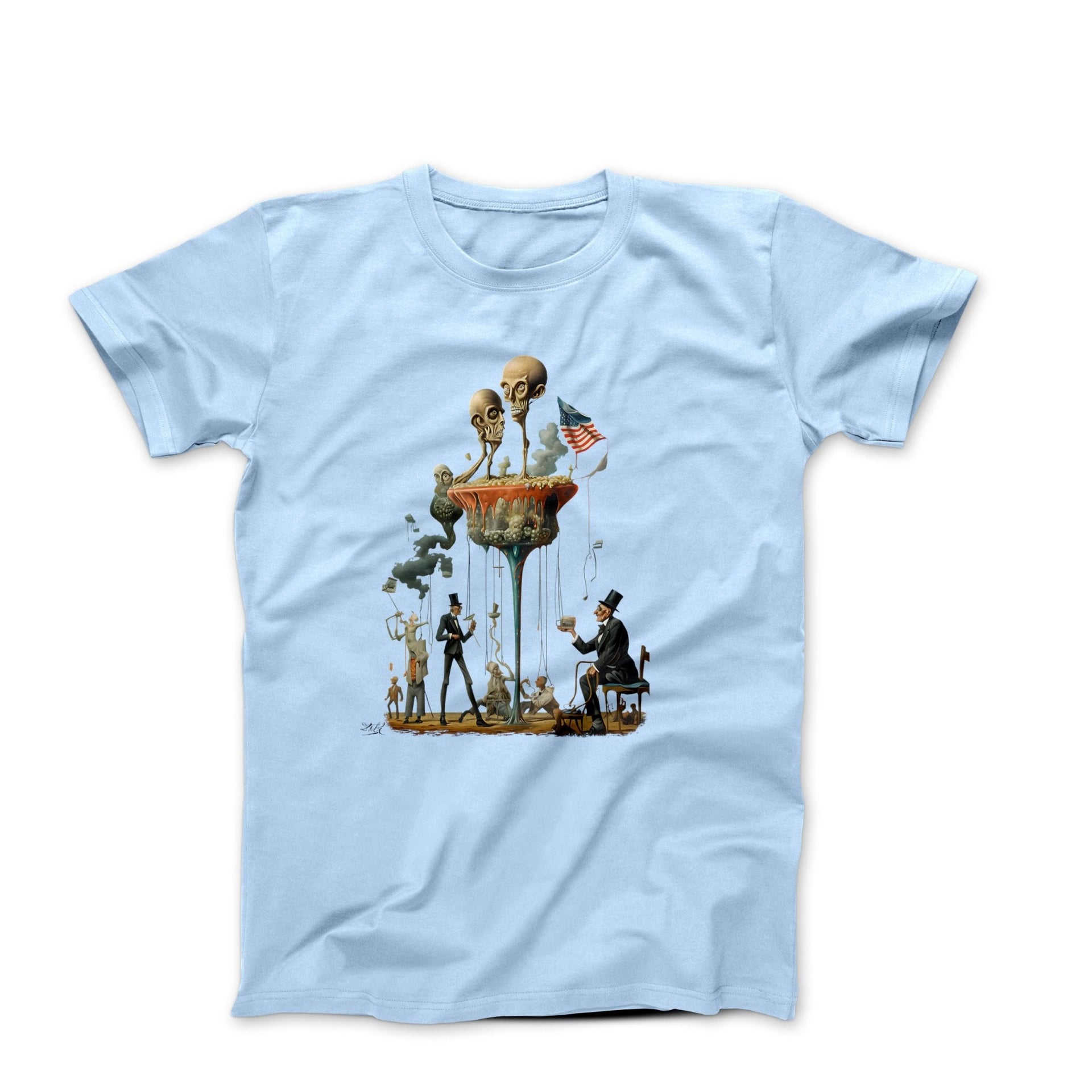 Dali The American Dream II (1969) Artwork T-shirt - Greatest Artists - Harvey Ltd