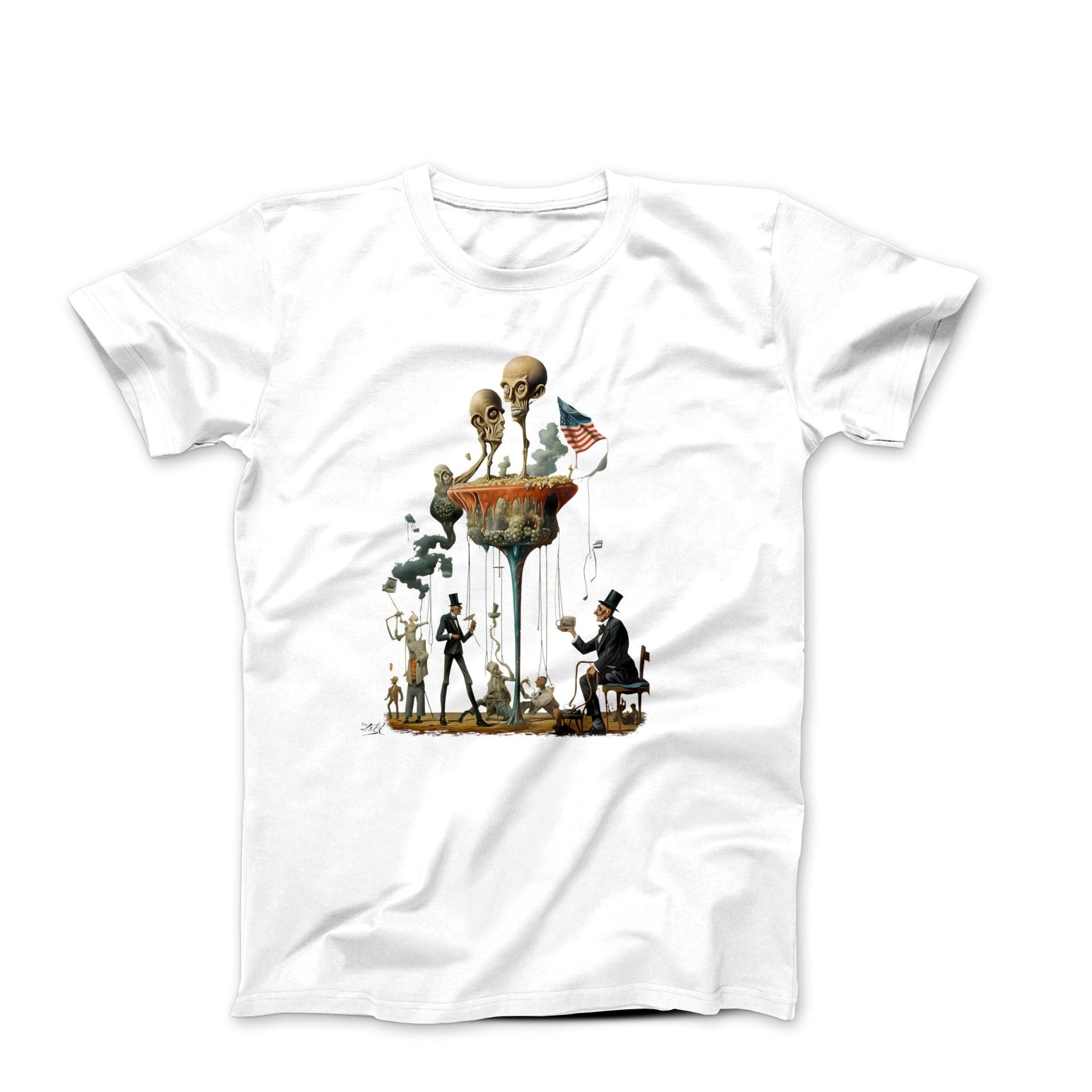 Dali The American Dream II (1969) Artwork T-shirt - Greatest Artists - Harvey Ltd