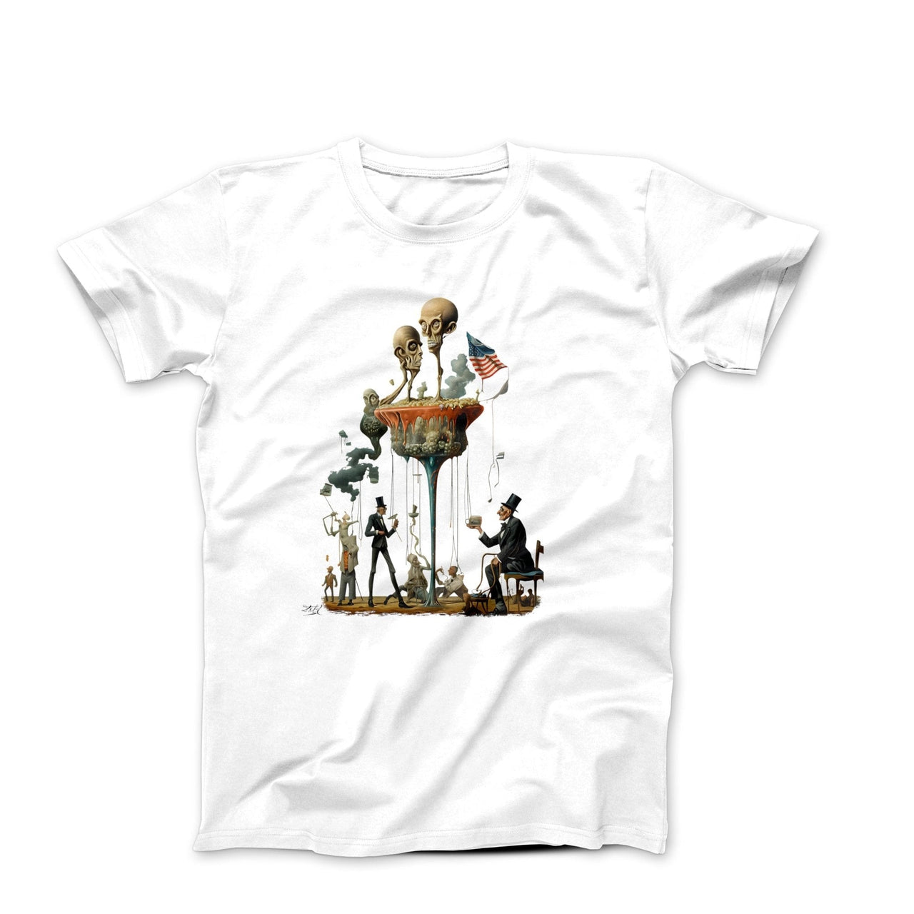 Dali The American Dream II Artwork T-shirt - Greatest Artists - Harvey Ltd
