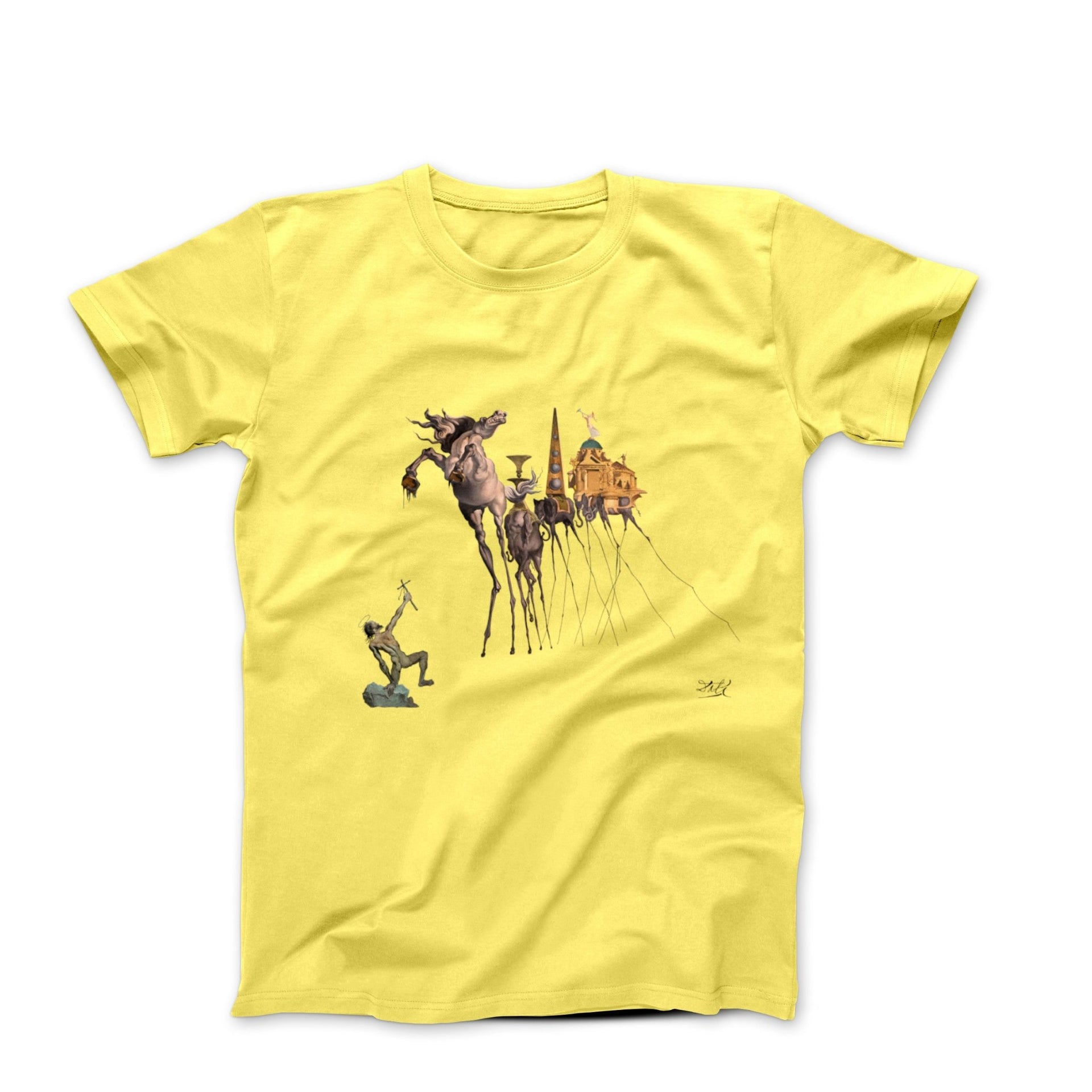 Dali The Temptation of Saint Anthony T-Shirt - Greatest Artists - Harvey Ltd