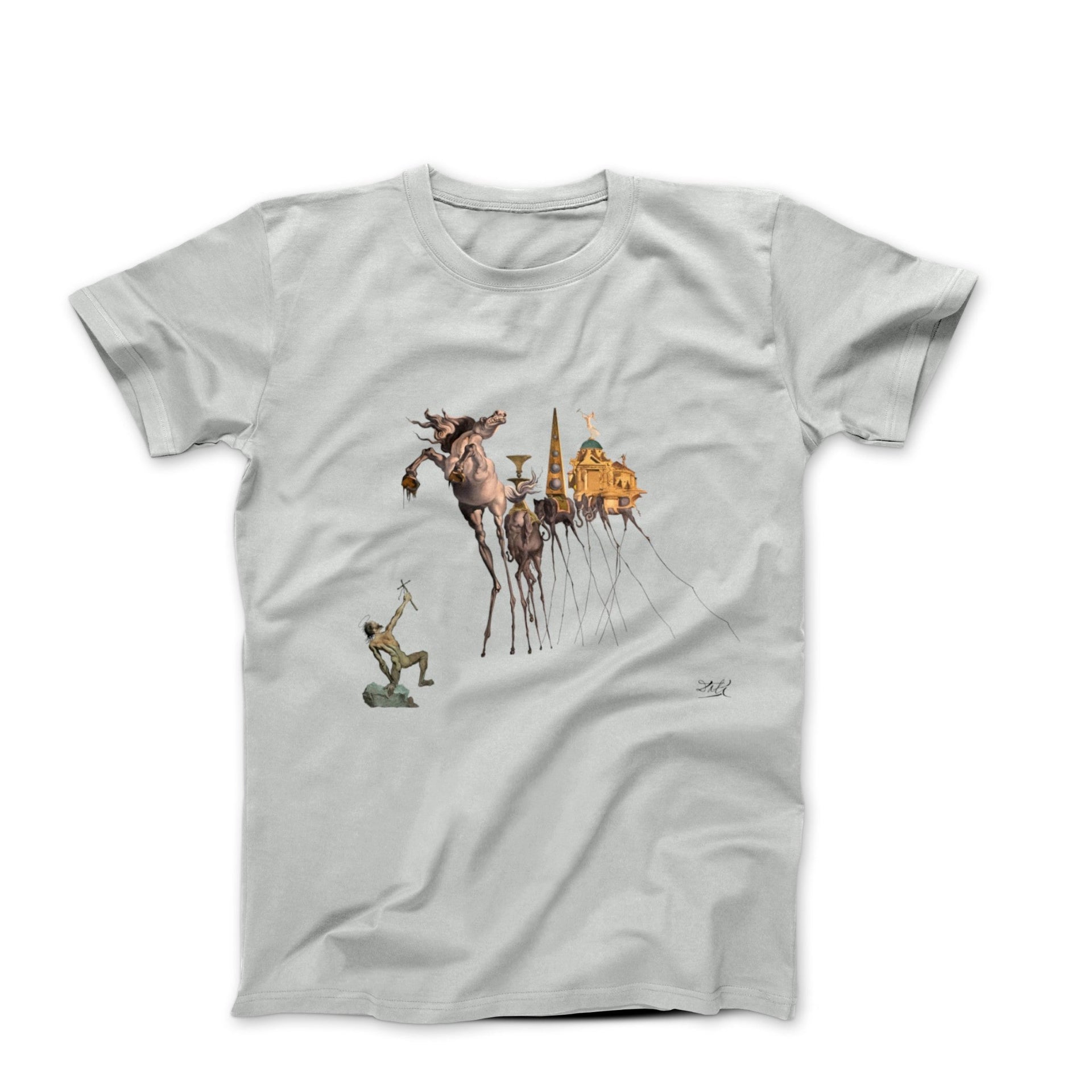 Dali The Temptation of Saint Anthony T-Shirt - Greatest Artists - Harvey Ltd