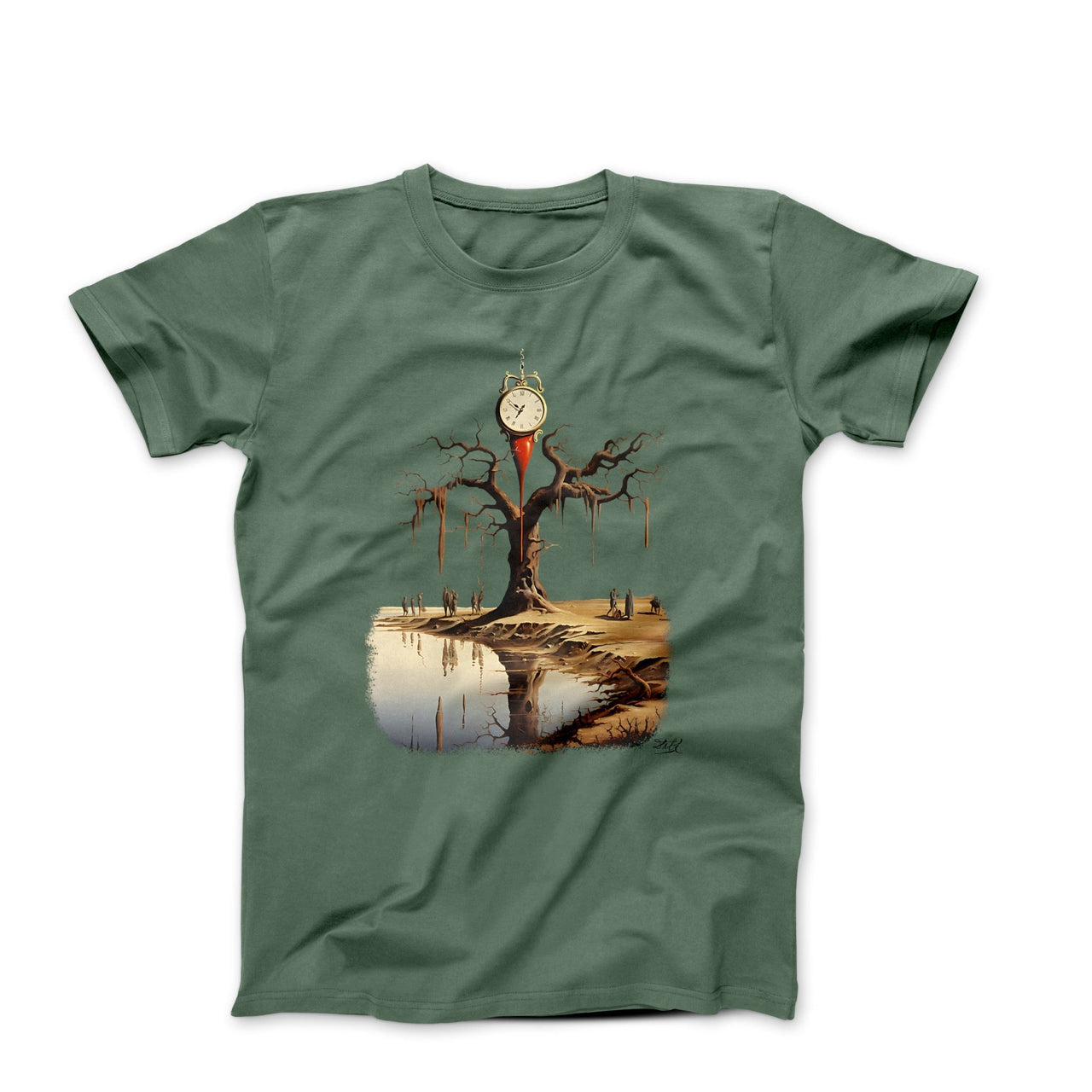 Dali Time Didn't Melt, We Did Artwork T-shirt - Greatest Artists - Harvey Ltd