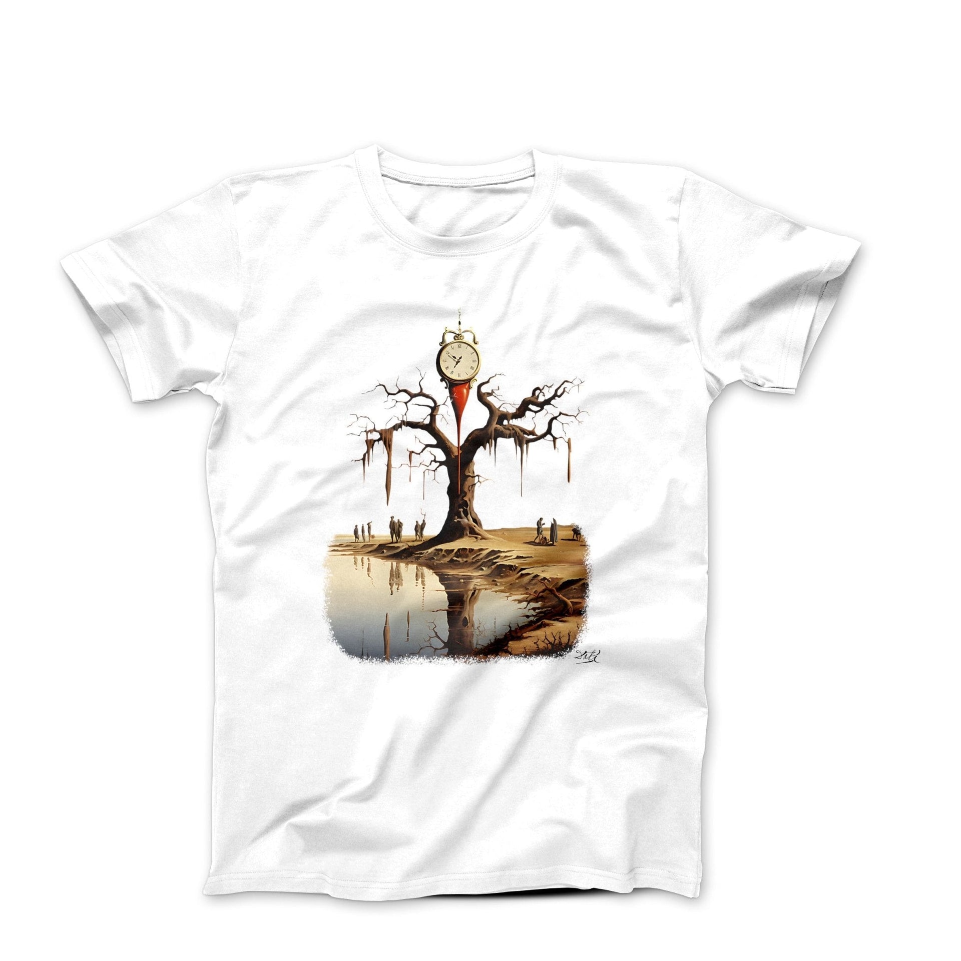 Dali Time Didn't Melt...We Did Artwork T-shirt - Greatest Artists - Harvey Ltd