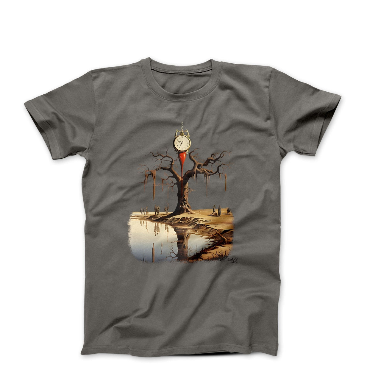 Dali Time Didn't Melt...We Did Artwork T-shirt - Greatest Artists - Harvey Ltd
