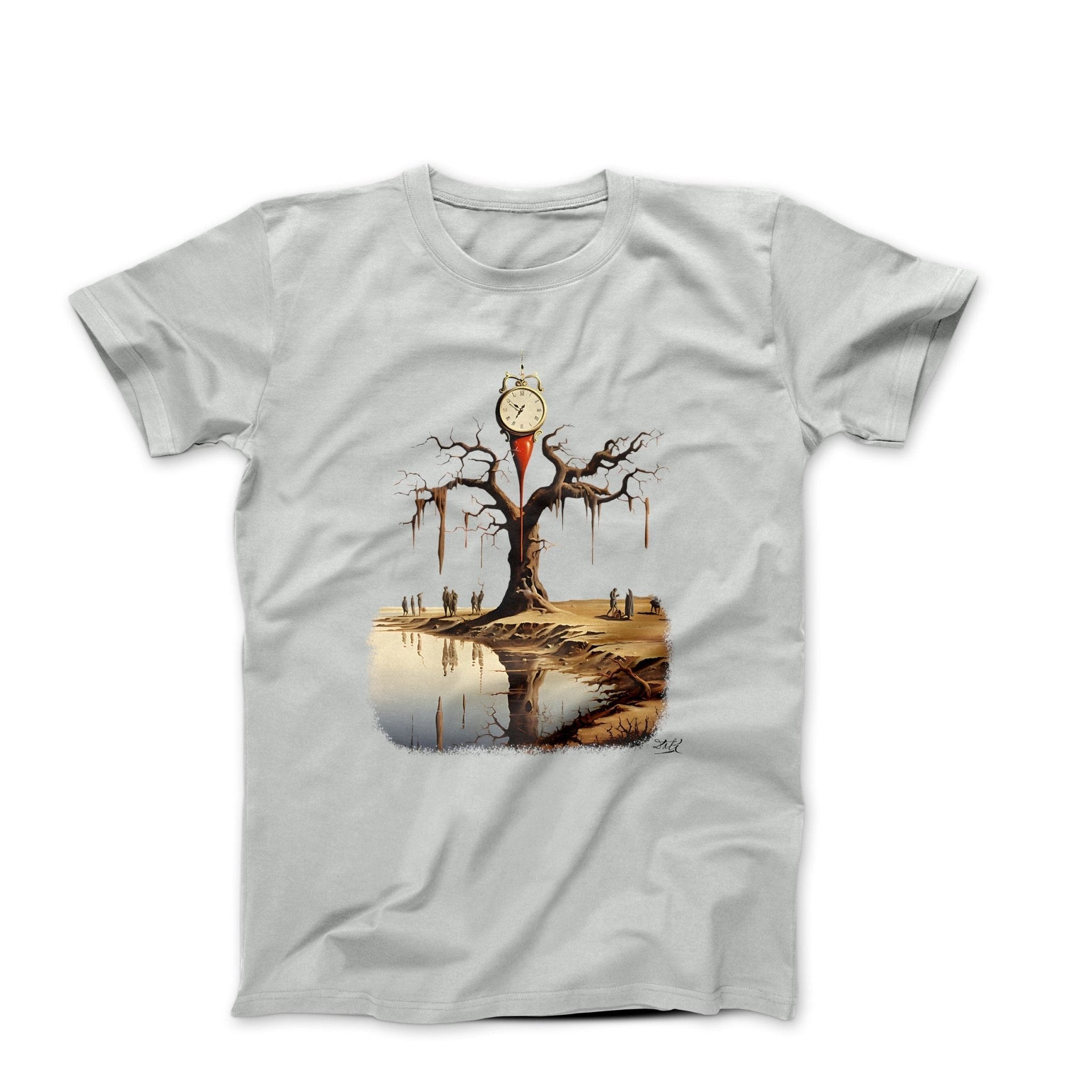 Dali Time Didn't Melt...We Did Artwork T-shirt - Greatest Artists - Harvey Ltd