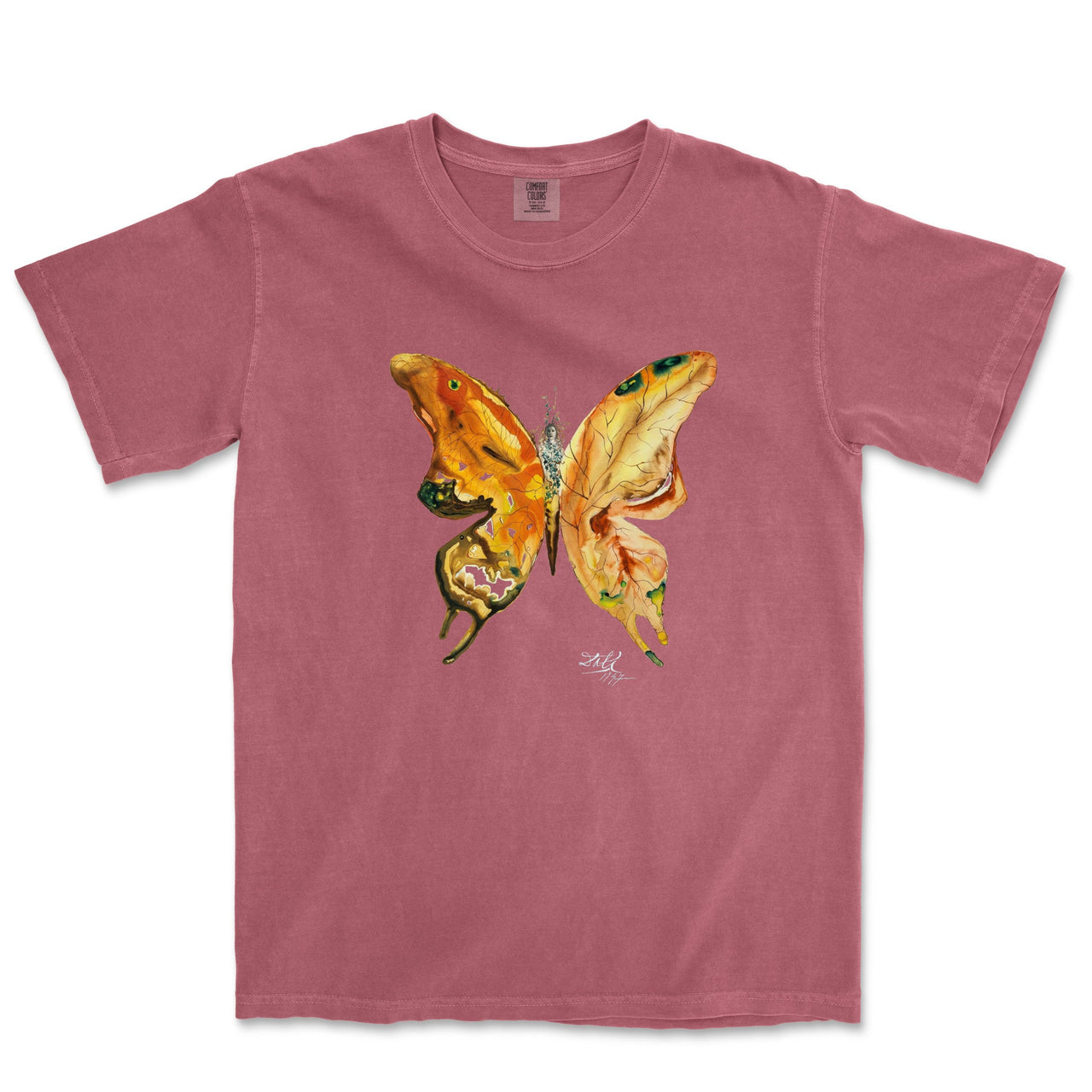 Dali Venus Butterfly Garment - Dyed T-shirt - Greatest Artists - Harvey Ltd