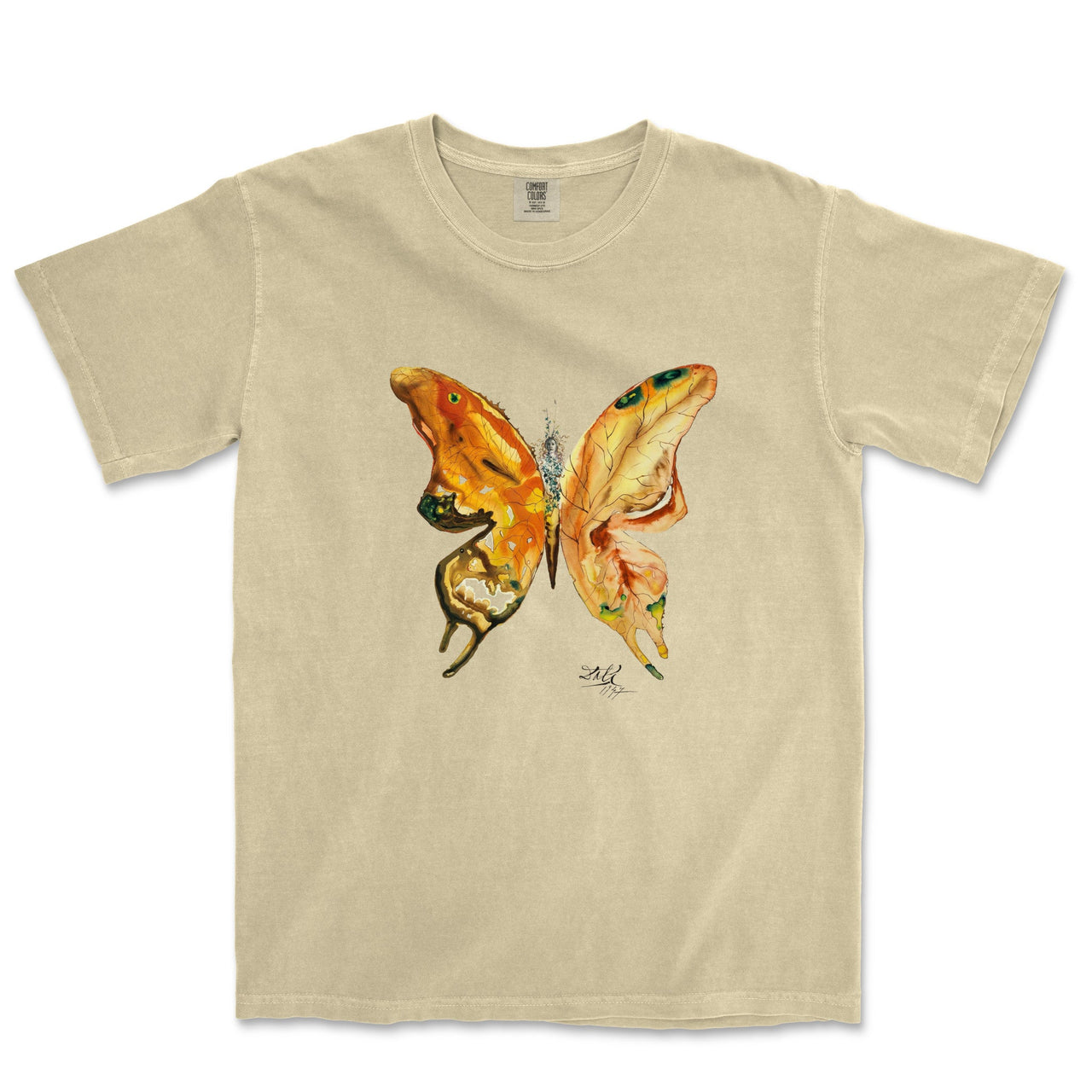 Dali Venus Butterfly Garment - Dyed T-shirt - Greatest Artists - Harvey Ltd